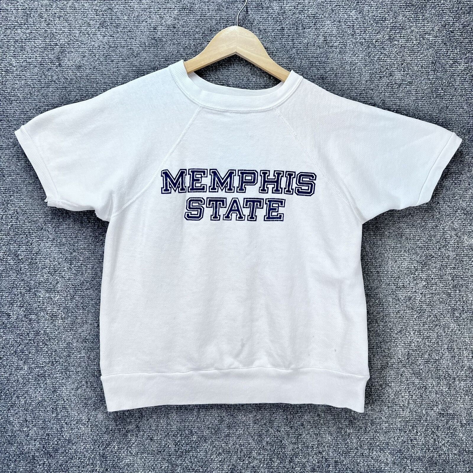 Vintage Memphis State Sweatshirt Small White 60s University