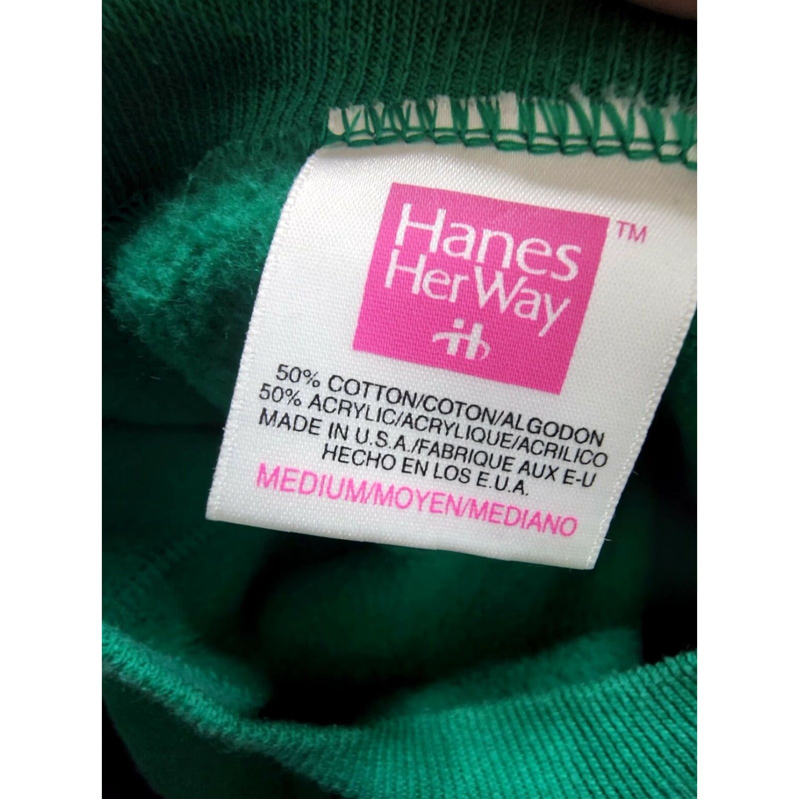 Hanes VINTAGE Hanes Sweatshirt Christmas Bear Cat Mouse Christmas Ugly Sweater Crewneck M Womens Green Adult Medium Pullover Holiday Size M / US 6-8 / IT 42-44 - 4 Thumbnail