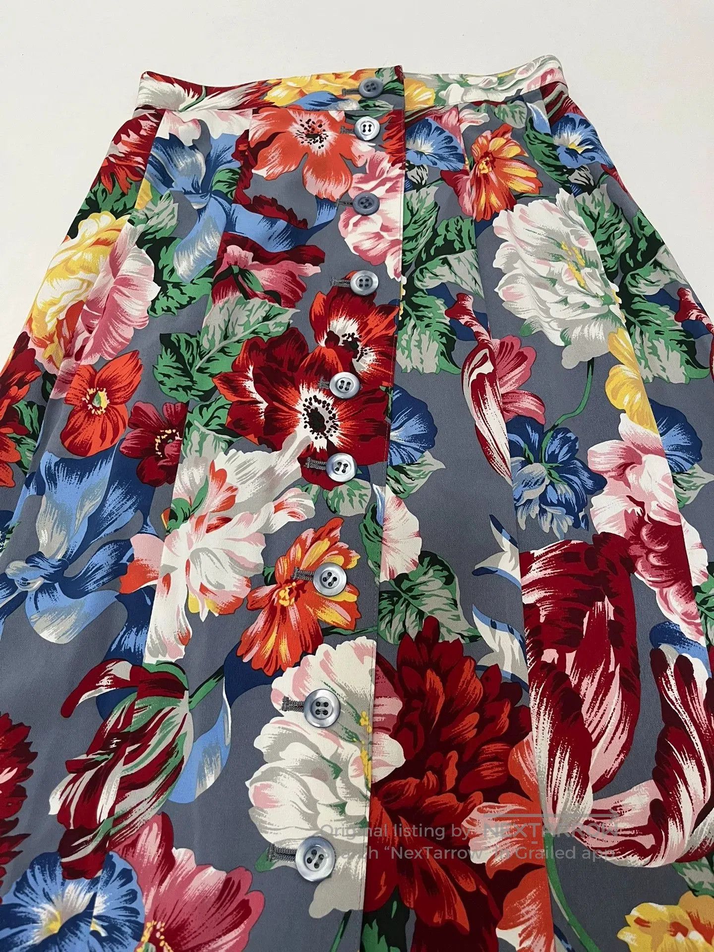 Kenzo Kenzo Paris Floral Skirt. Size 31" - 3 Thumbnail