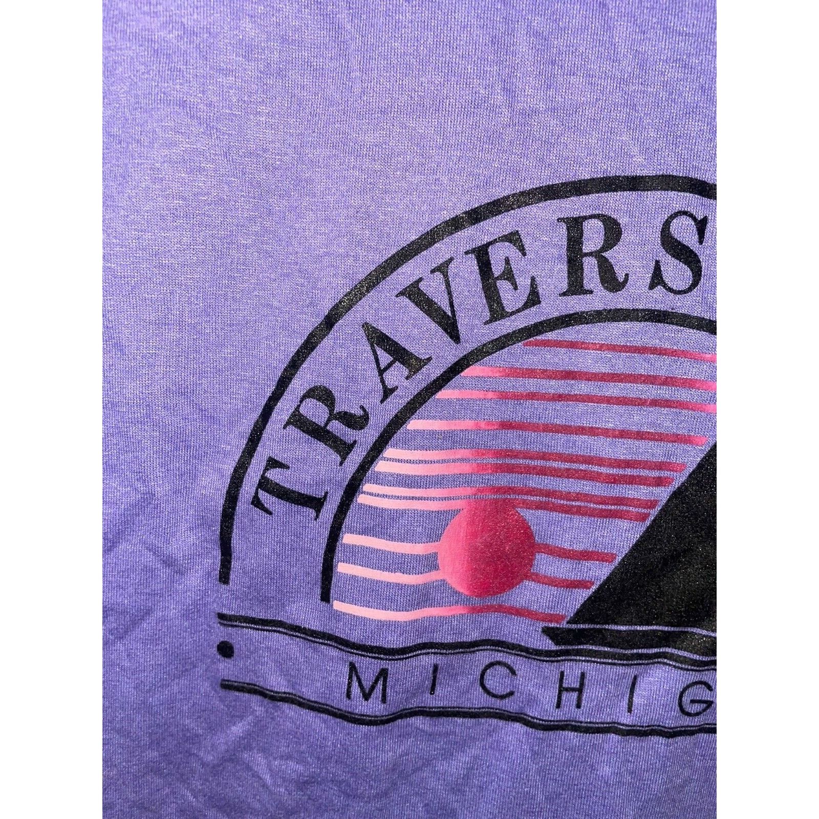 Jerzees Vintage Traverse City Shirt Test Print Grand Tetons Tee VTG Size US M / EU 48-50 / 2 - 2 Thumbnail