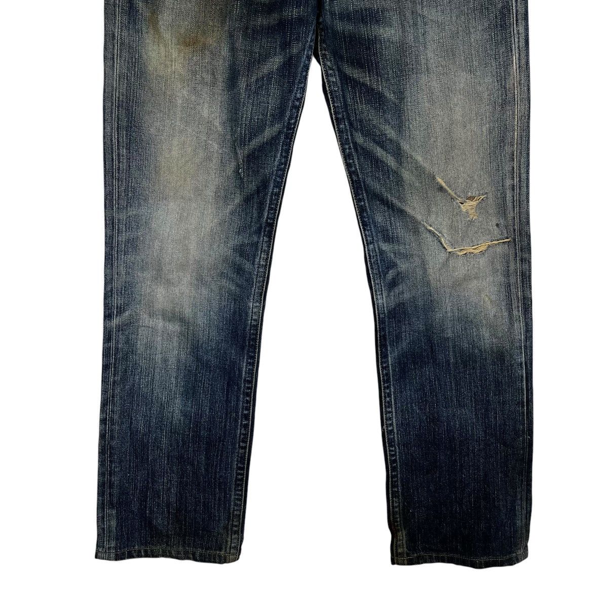 14th Addiction Vintage Wrangler Distressed Denim Jeans Size 28" / US 6 / IT 42 - 4 Thumbnail