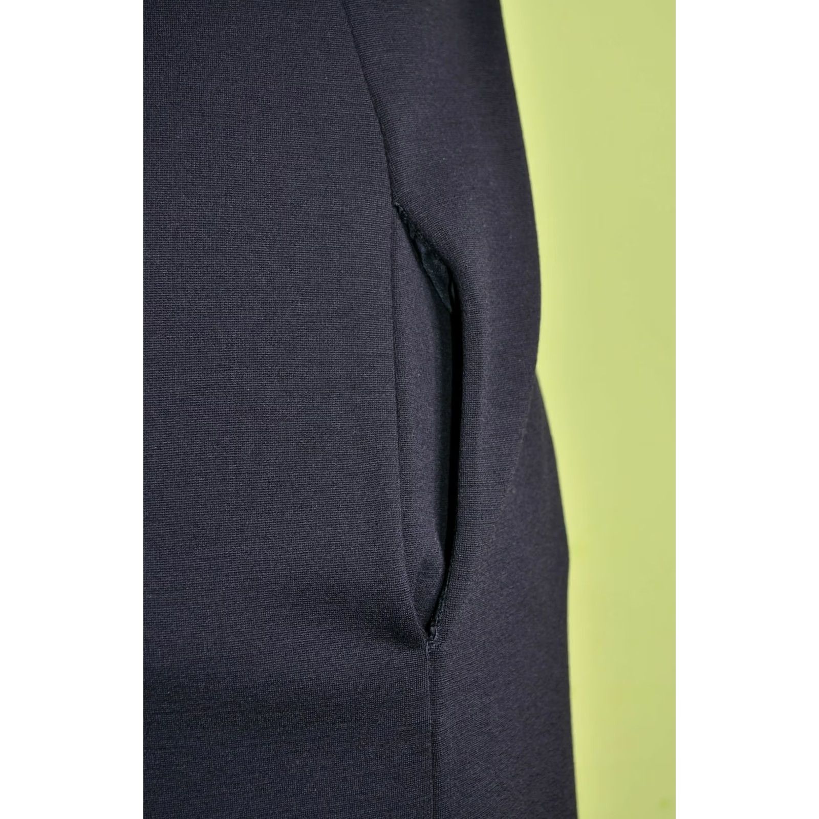 Diane von Furstenberg Diane von Furstenberg Black Dress Size 8 Women Pencil Dress Midi Wool Nylon Short Sleeve Button Adult Regular Color Black Size M / US 6-8 / IT 42-44 - 4 Thumbnail
