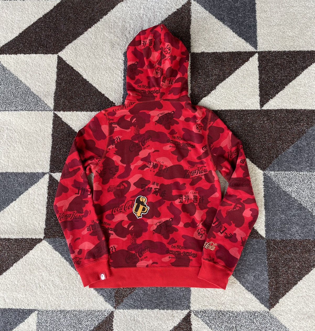 Bape × Coca Cola Bape x Coca Cola Red Camo Fullzip Hoodie Size XS / US 0-2 / IT 36-38 - 5 Thumbnail