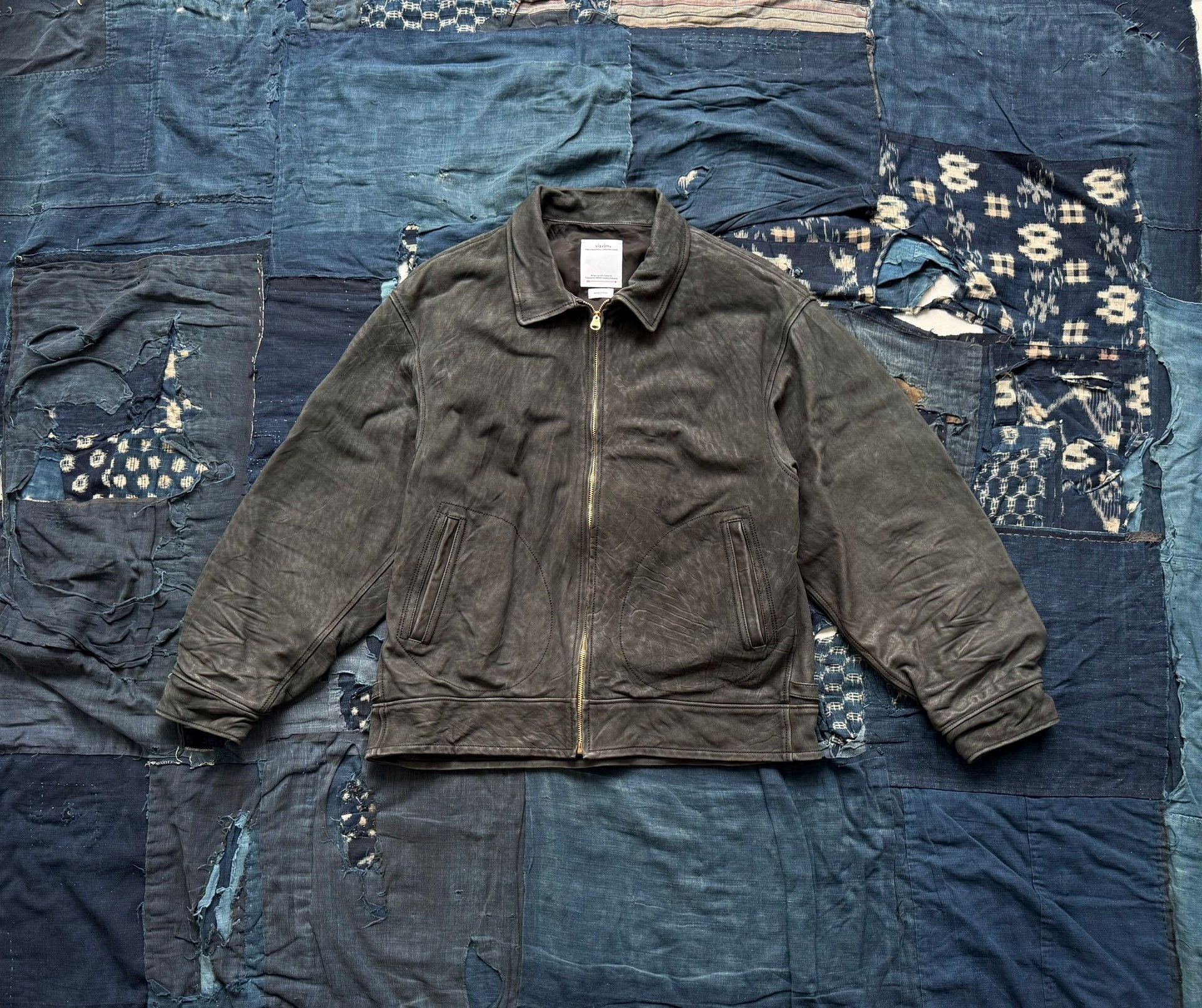 Visvim VISVIM 26SS STRATO JKT IT Leather Jacket Size US XXS / EU 40 - 1 Thumbnail