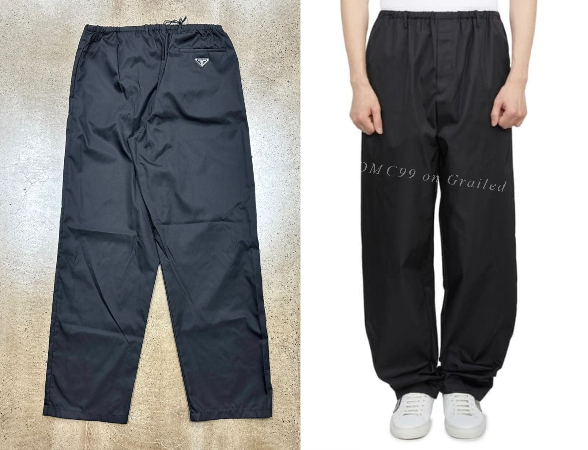 Prada Prada Triangle Logo Nylon Pants Size US 41 - 1 Thumbnail