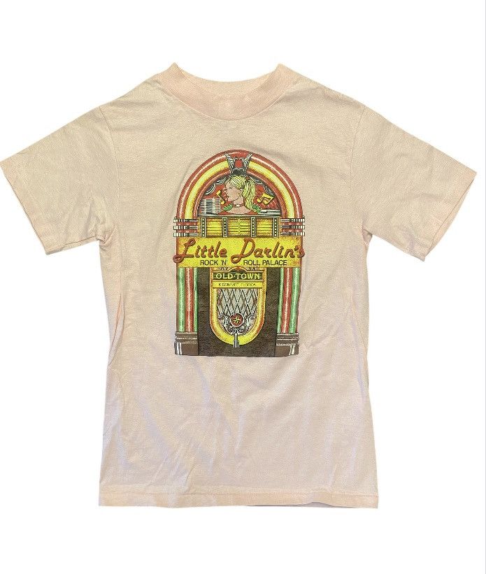 Hanes × Vintage Vintage Little Darlings Rock and Roll Palace Shirt Size S / US 4 / IT 40 - 1 Thumbnail