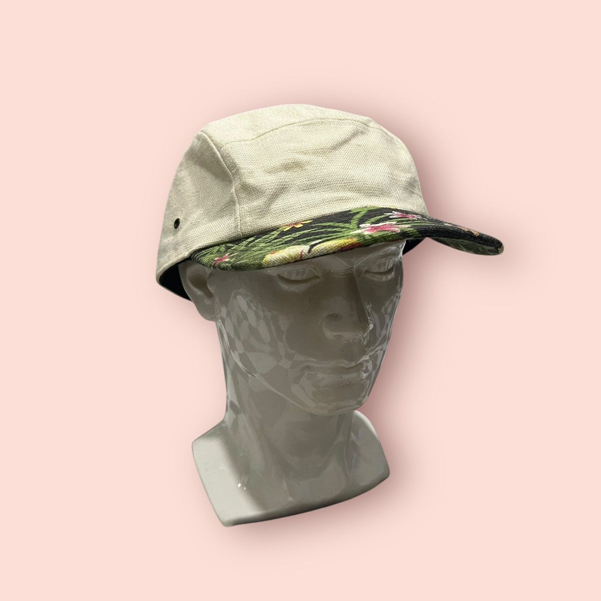 Japanese Brand × Vintage VINTAGE SMIR NASLI FLORAL VISOR 5 PANEL SNAPBACK HAT Size ONE SIZE - 15 Thumbnail