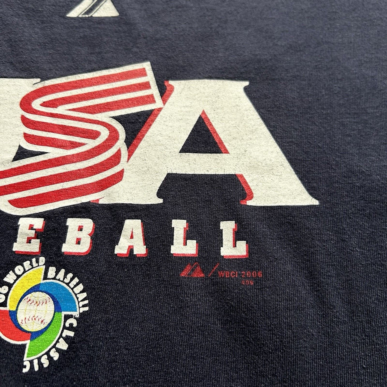Majestic USA 2006 WBC World Baseball Classic Majestic T-Shirt Medium Size US XL / EU 56 / 4 - 8 Thumbnail