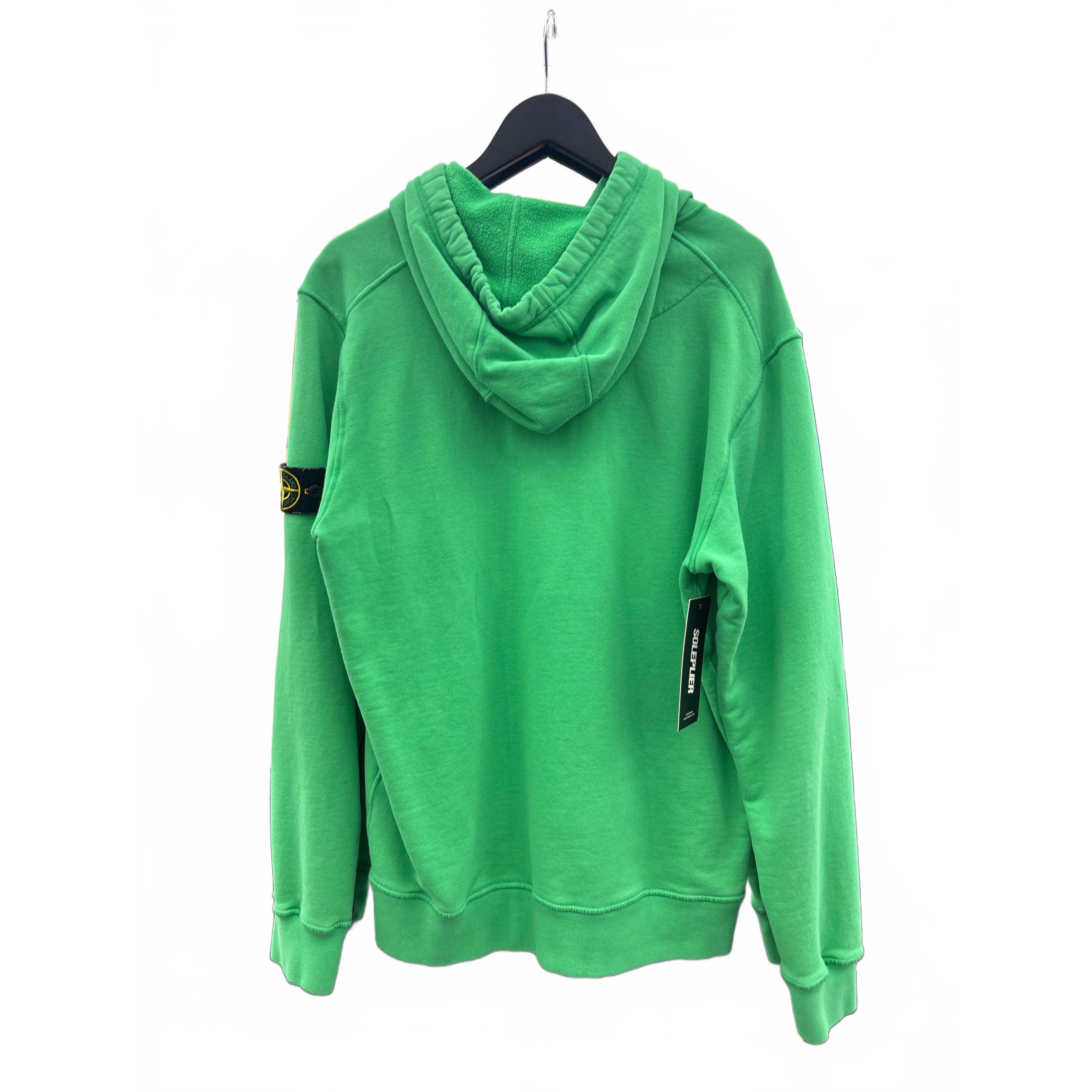 Stone Island Stone Island Cotton Fleece Hooded Sweater Light Green Size US XL / EU 56 / 4 - 3 Thumbnail
