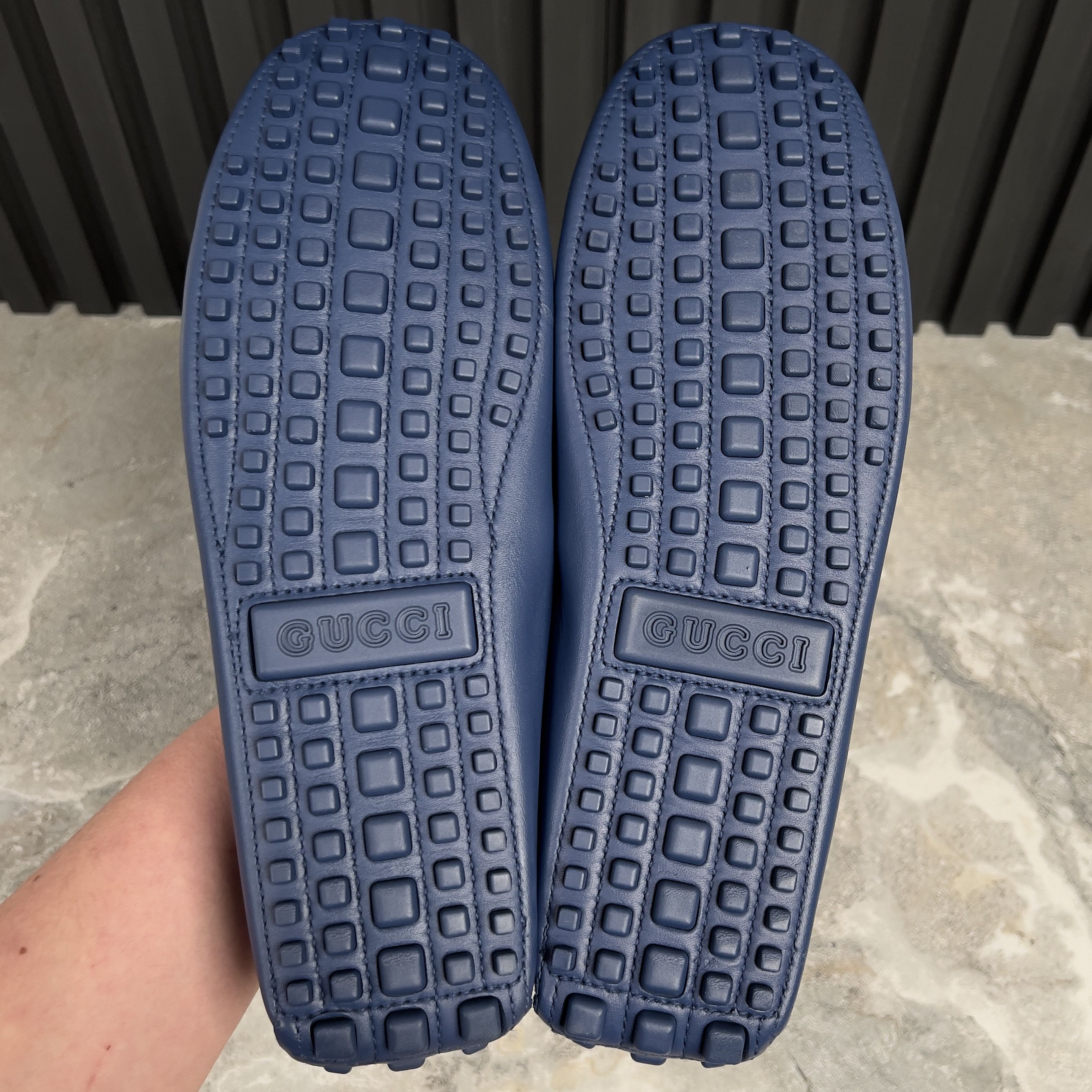 Gucci GG Logo Driving Moccasin Leather Size US 9.5 / EU 42-43 - 11 Thumbnail