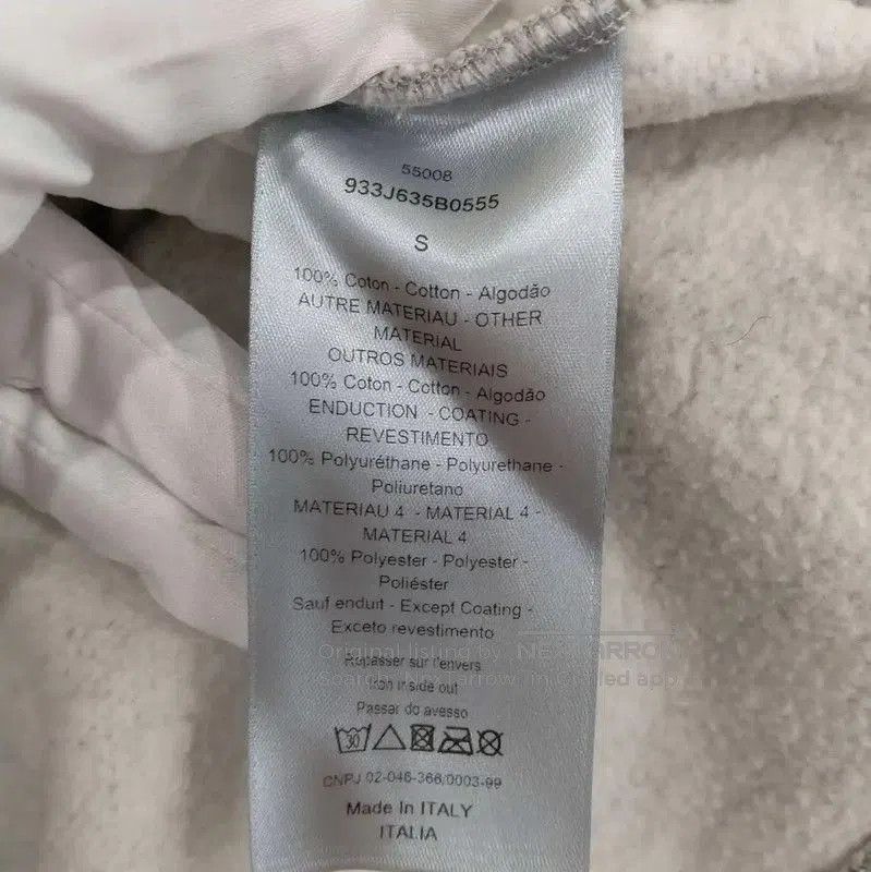 Dior Dior Gray Cotton Long Sleeve Sweatshirt . Size US S / EU 44-46 / 1 - 6 Thumbnail