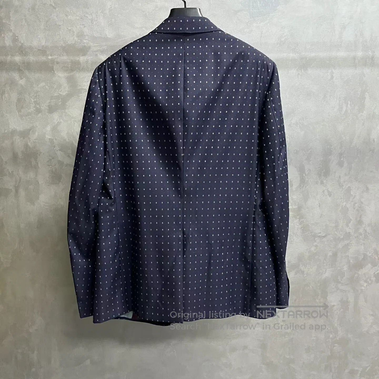 Gucci Guicci size 46 Origin print collar, single-button long slee Size 46R - 5 Thumbnail