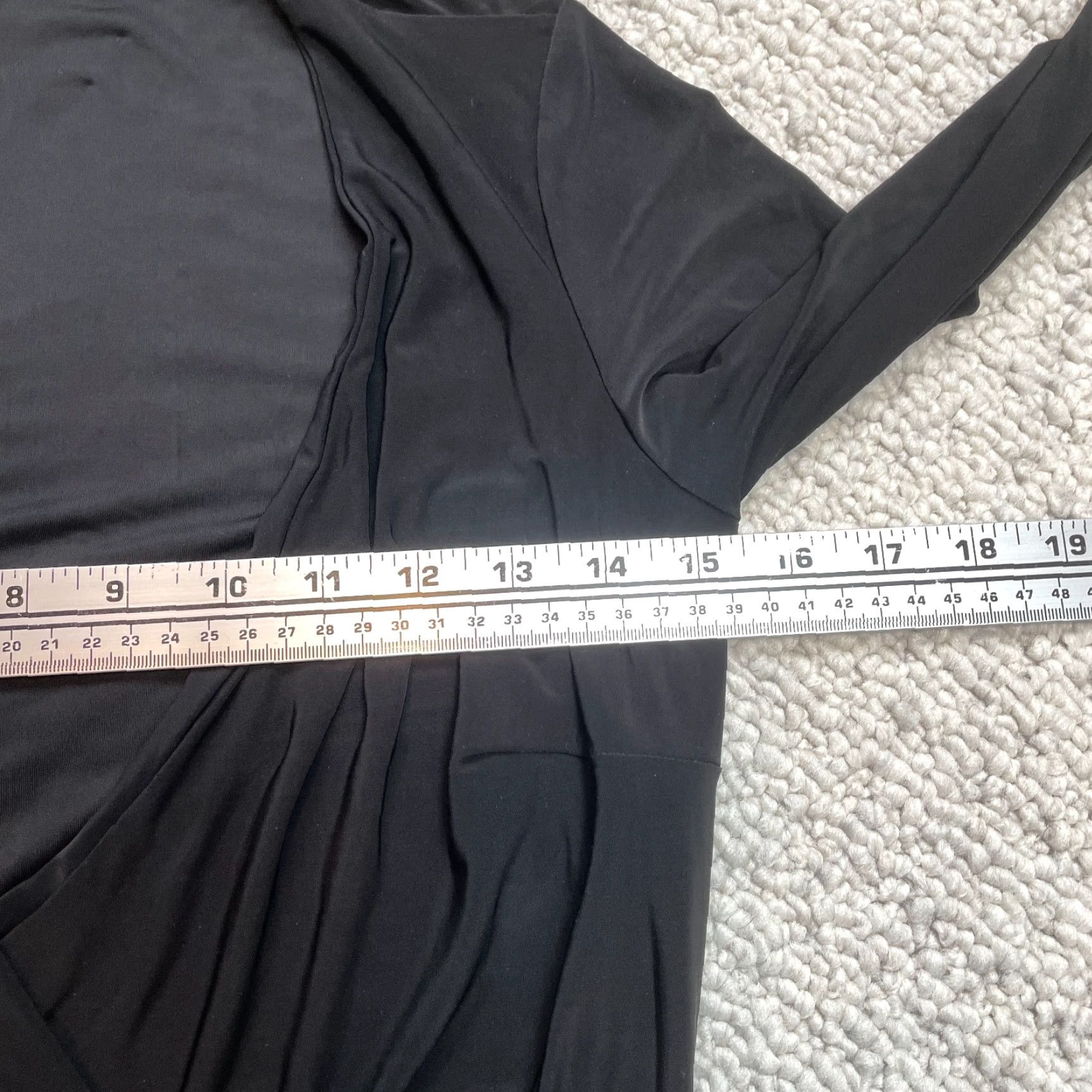 Boohoo Boohoo Dress Womens 2 Black Long Sleeve Belted Midi Stretch Polyester Ladies Size XS / US 0-2 / IT 36-38 - 6 Thumbnail