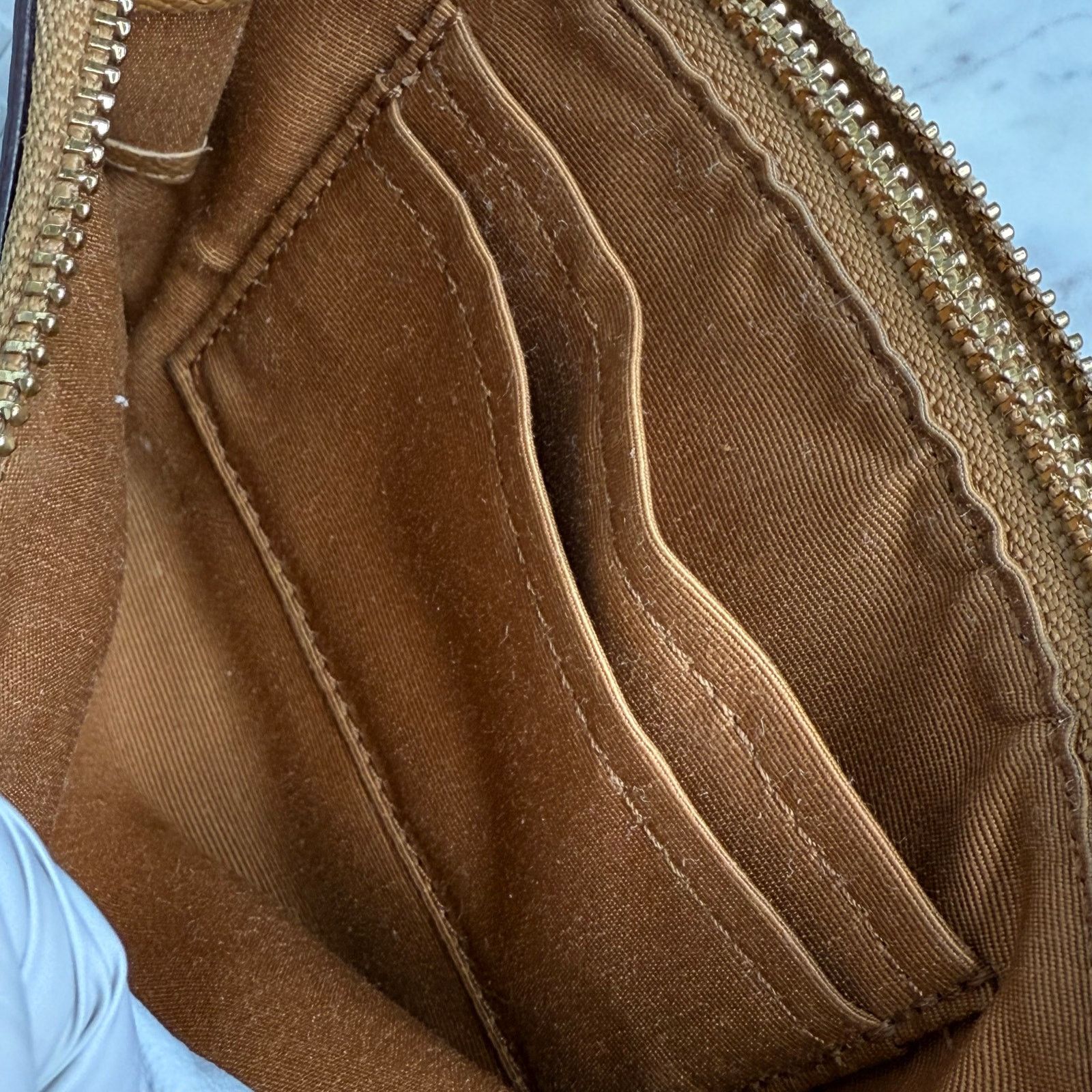 Coach Coach Double Corner Zip Wristlet In Polished Pebble Leather Size ONE SIZE - 2 Thumbnail