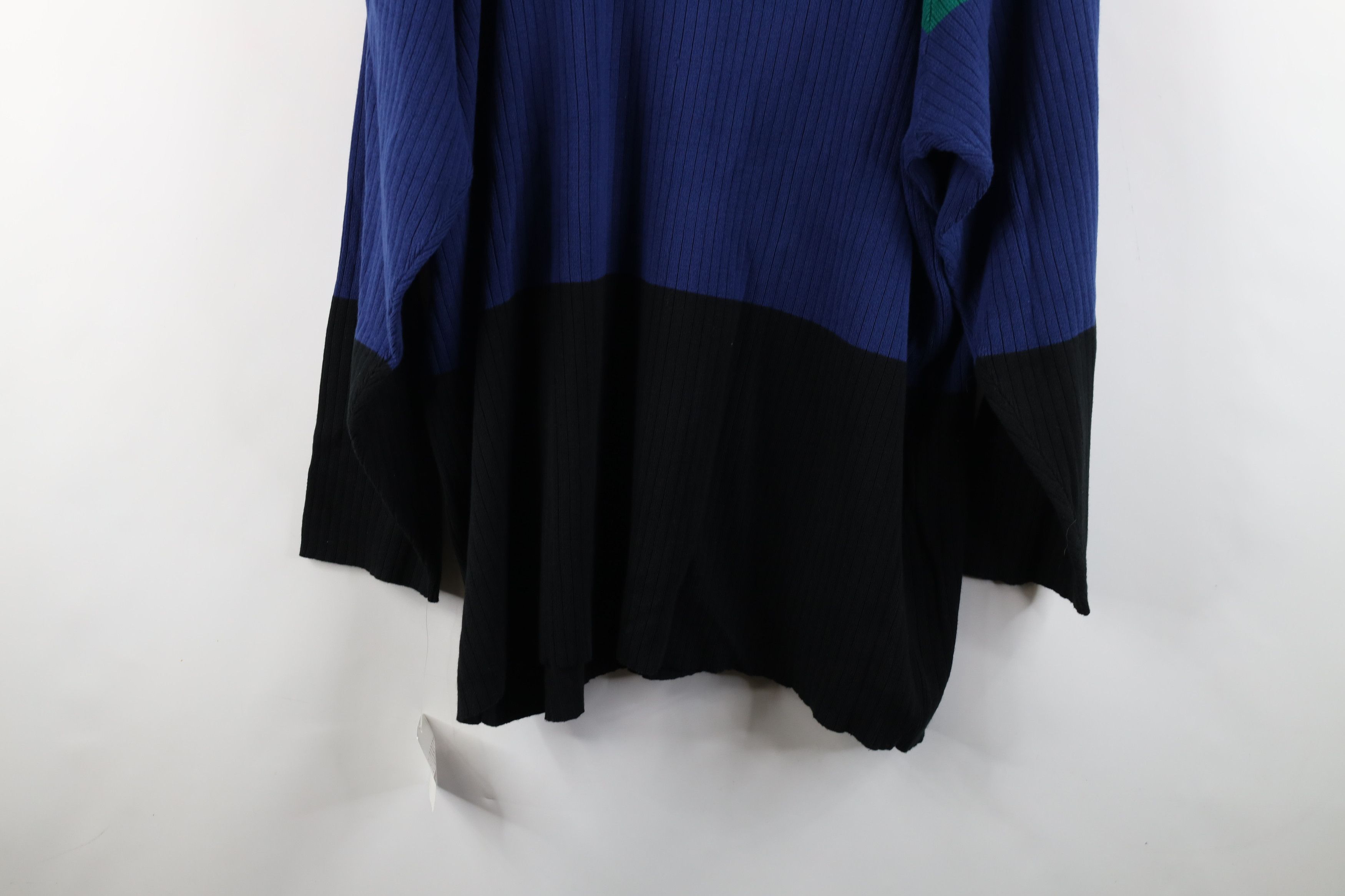 Vintage Deadstock Vintage 90s Streetwear Block Ribbed Knit Sweater Size 3XL / US 20-22 - 12 Thumbnail