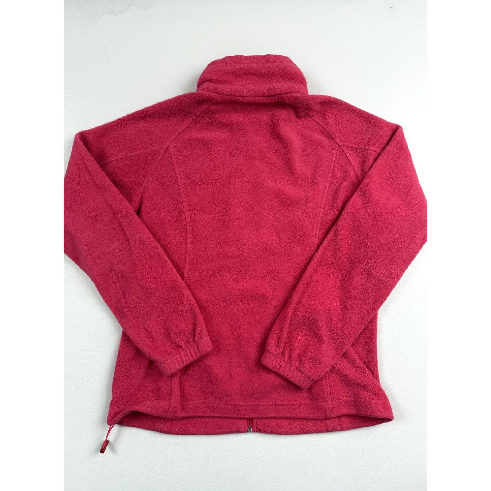 Pinko Columbia Fleece Jacket Womens L Pink Full Zip Pockets Outdoor Lightweight Layering Jacket/Coat Womens Size L / US 10 / IT 46 - 2 Thumbnail
