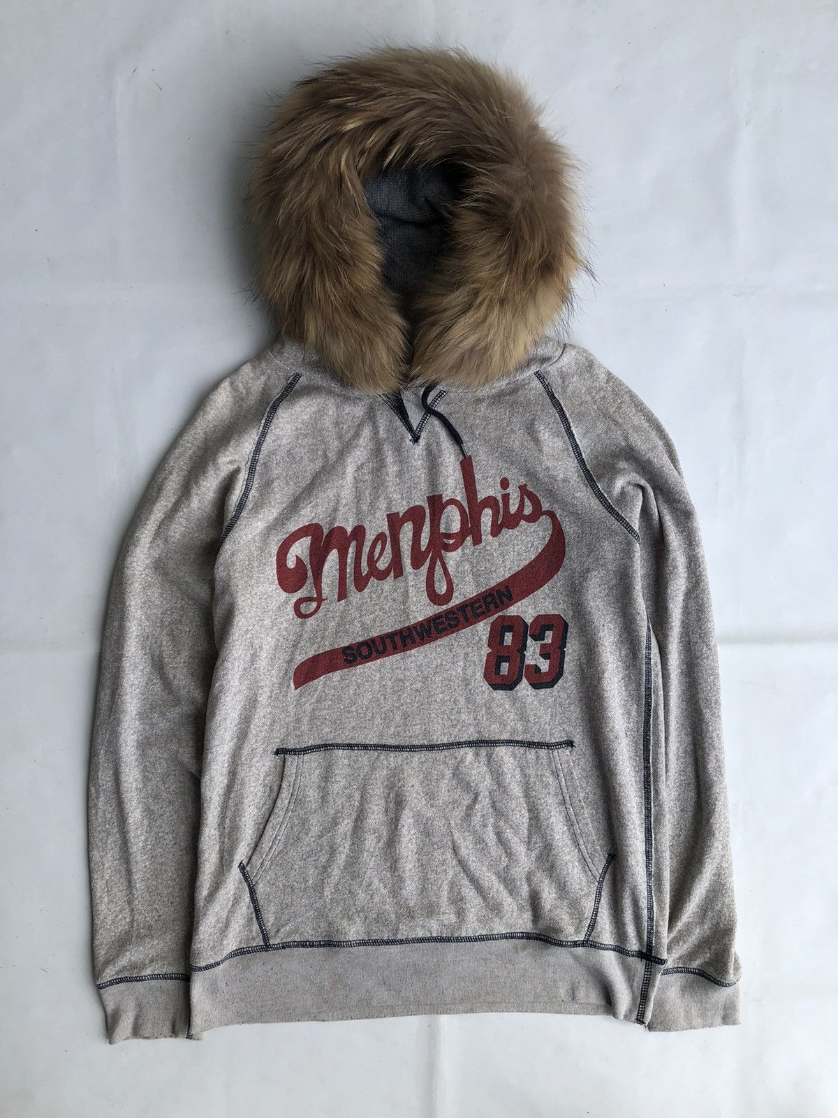 Hysteric Glamour × If Six Was Nine × Le Grande Bleu (L.G.B.) Menphis Southwestern Poem Fur Hoodie ifsixwasnine style Size US M / EU 48-50 / 2 - 1 Thumbnail