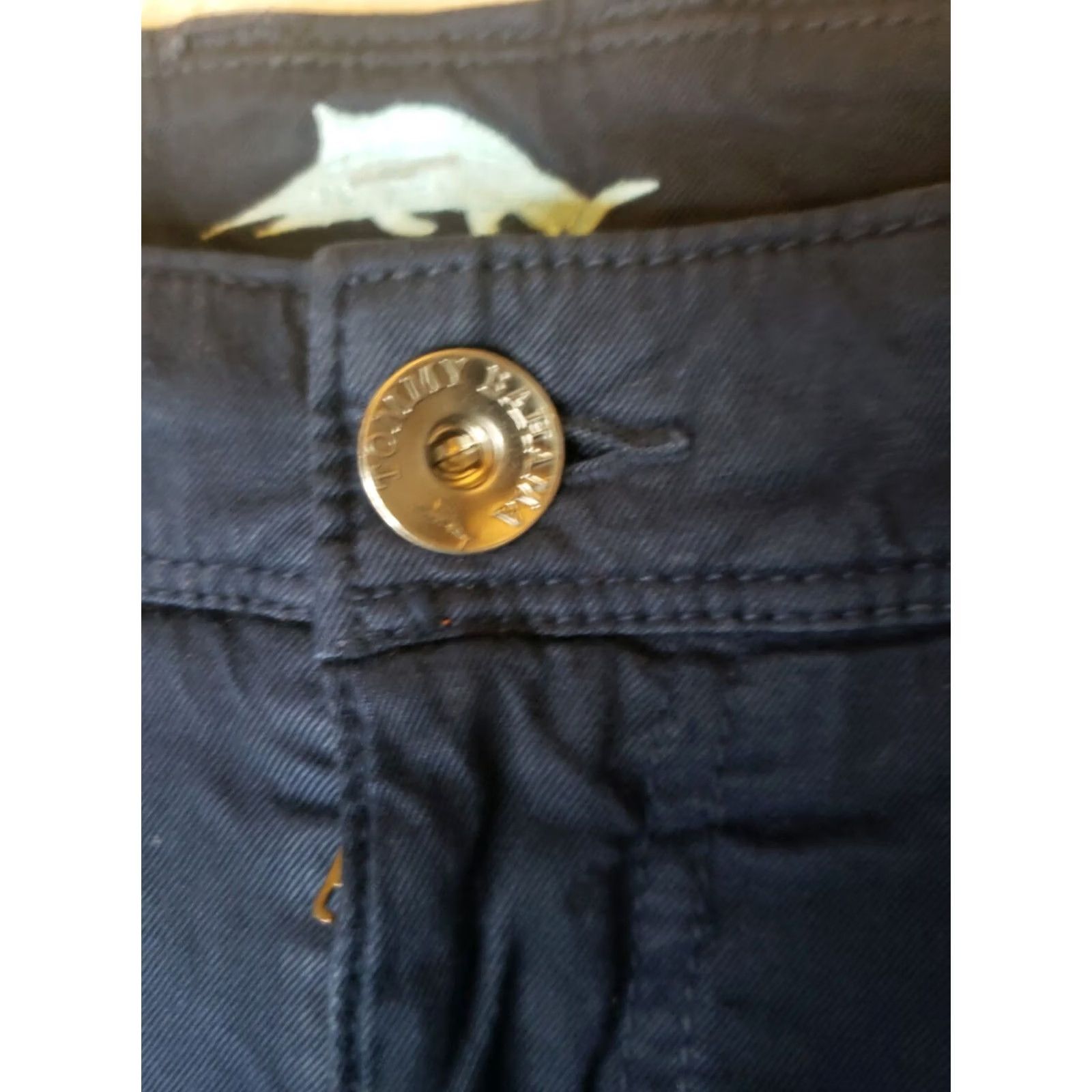 Tommy Bahama Tommy Bahama Pants Mens 35x32 Blue Flat Front Pima Cotton Relaxed Casual Size US 35 - 7 Thumbnail