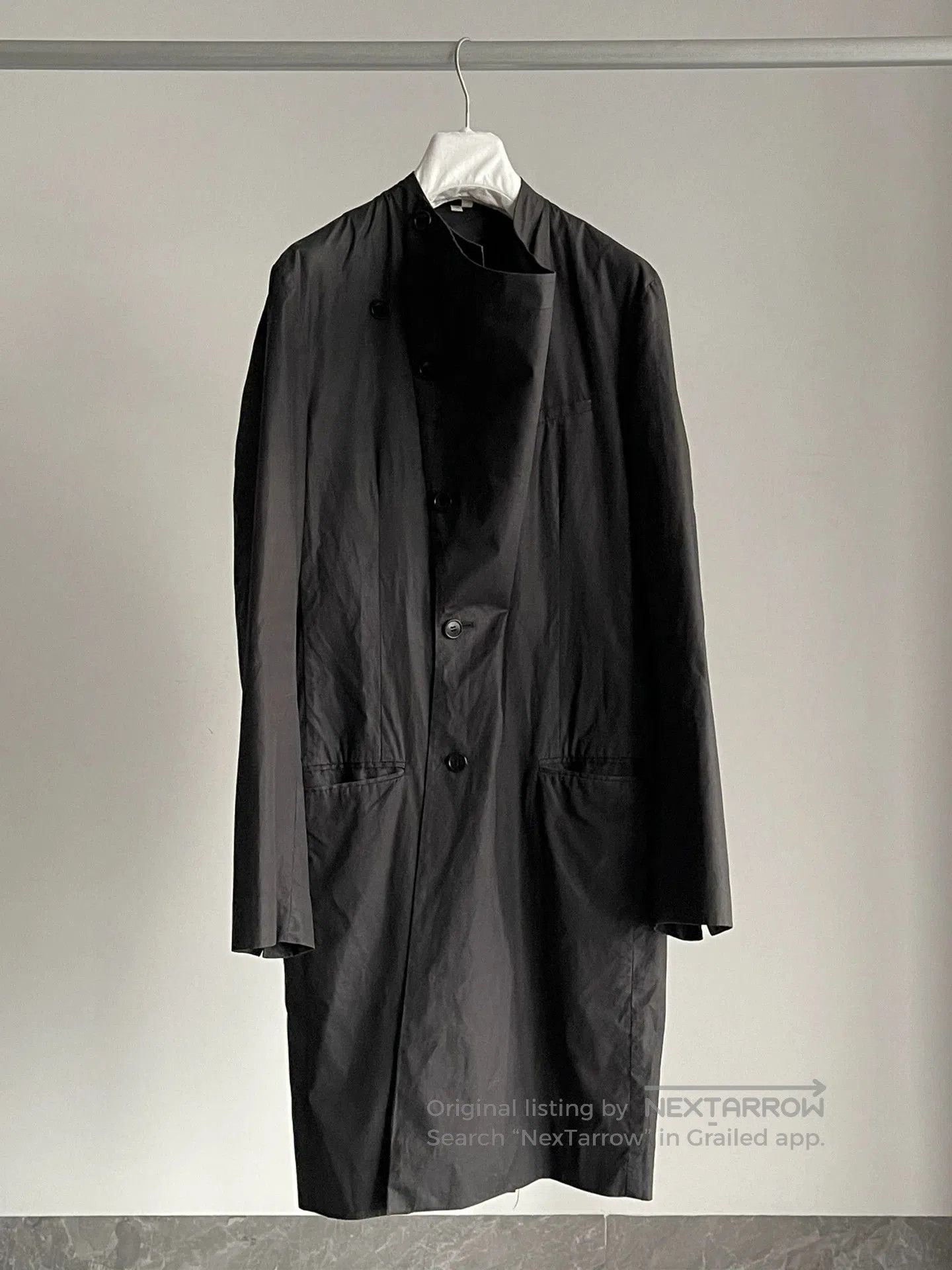 Helmut Lang Helmut Lang Black Long Coat Trench. Size US S / EU 44-46 / 1 - 5 Thumbnail