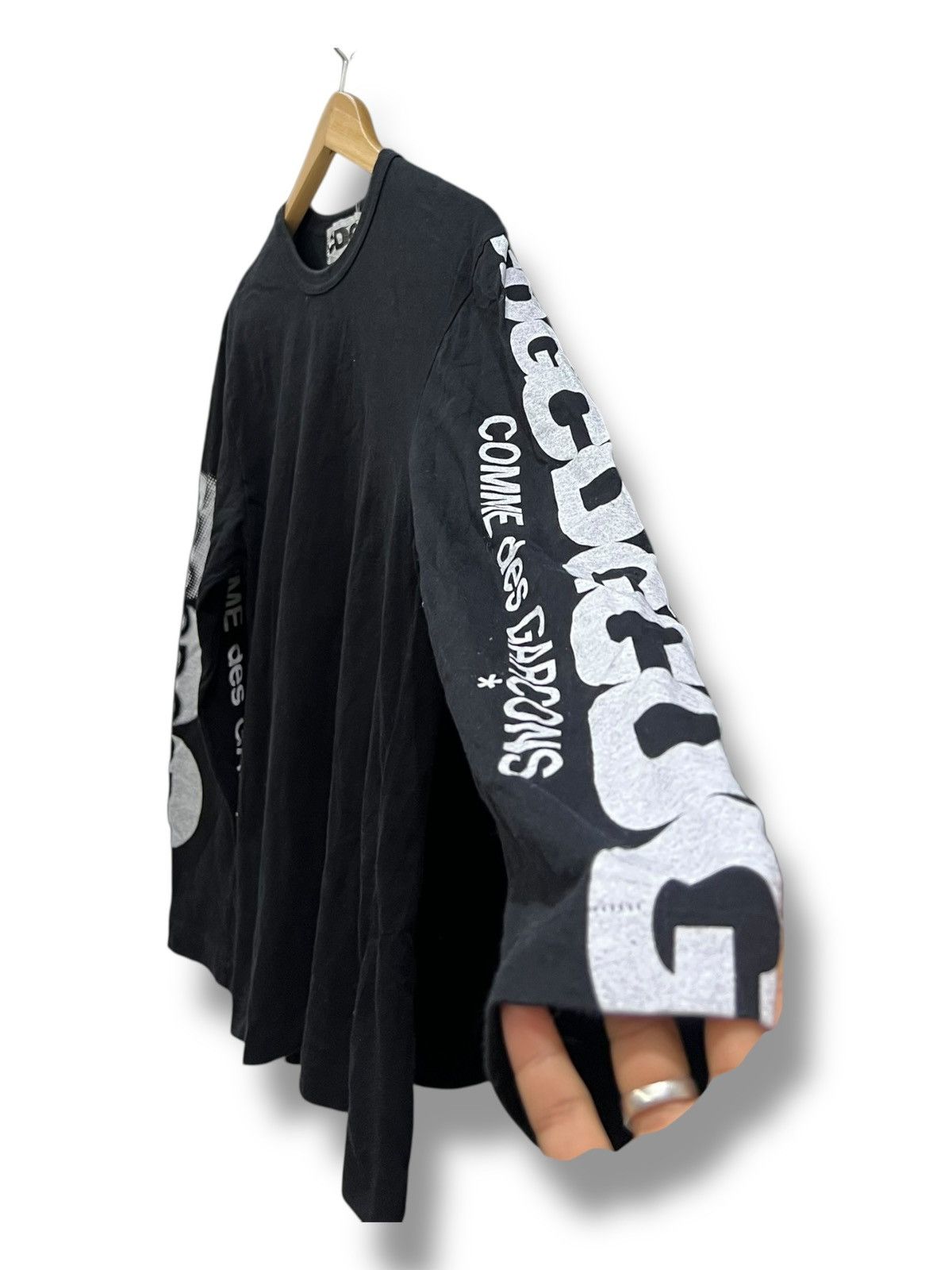 Comme des Garcons Comme des Garçons CDG Long Sleeve Logo Tee (Made in Japan) Size US M / EU 48-50 / 2 - 8 Thumbnail