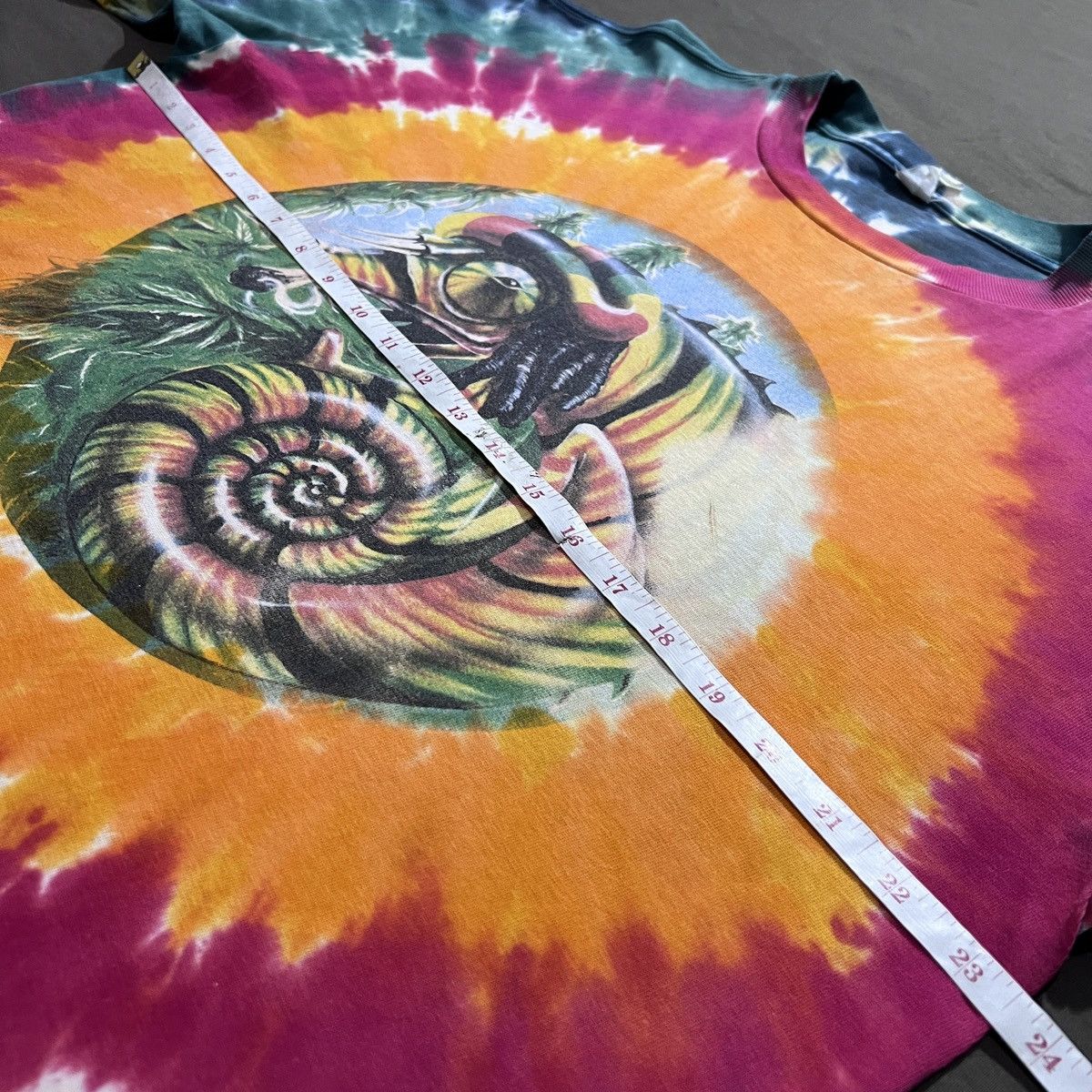 Vintage 90s Rasta Lizard Weed Marijuana Drugs XL Streetwear Graphics Size US XL / EU 56 / 4 - 9 Thumbnail