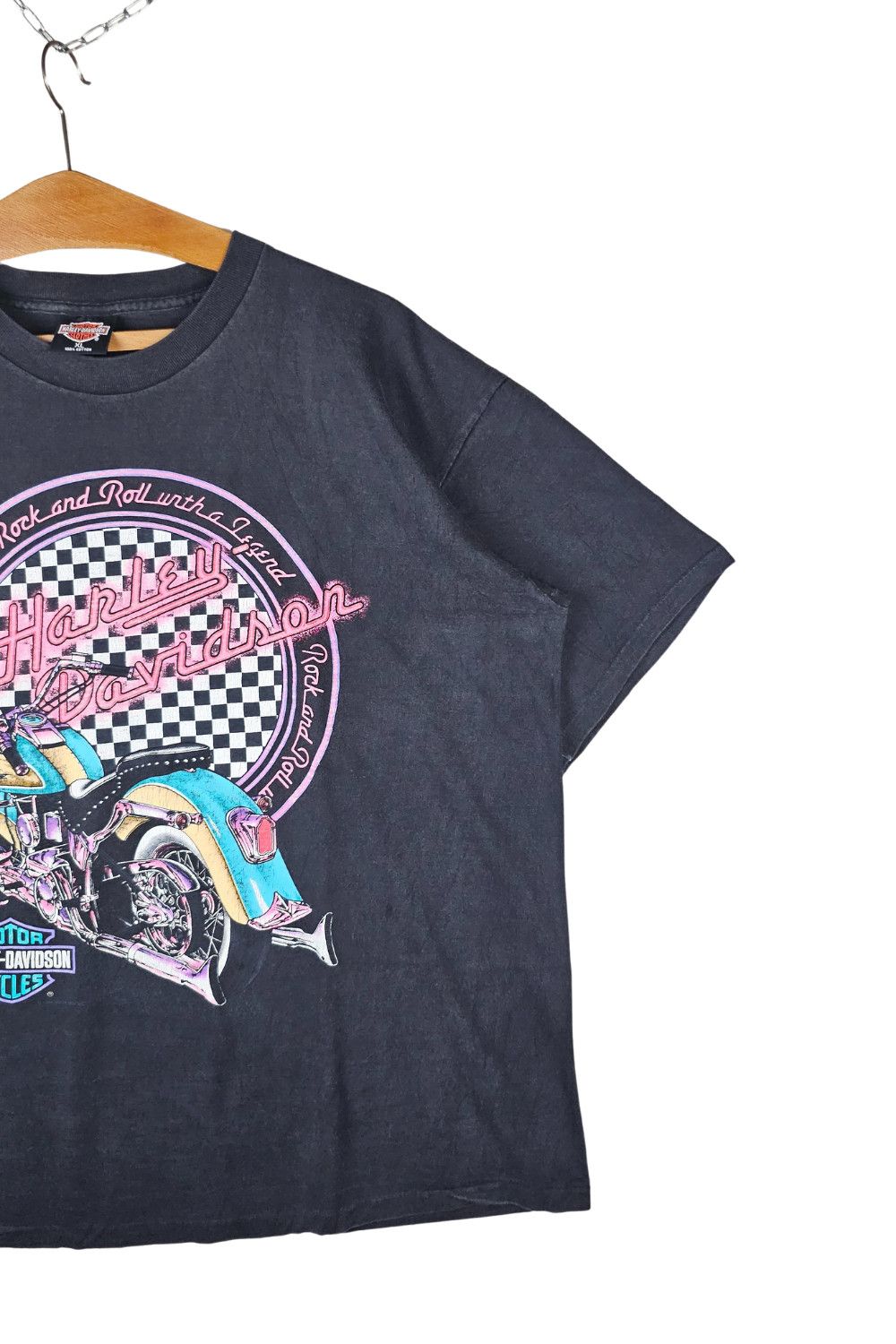 Harley Davidson 1993 Harley-Davidson “Rock & Roll with a Legend” - Holoubek Size US XL / EU 56 / 4 - 10 Thumbnail