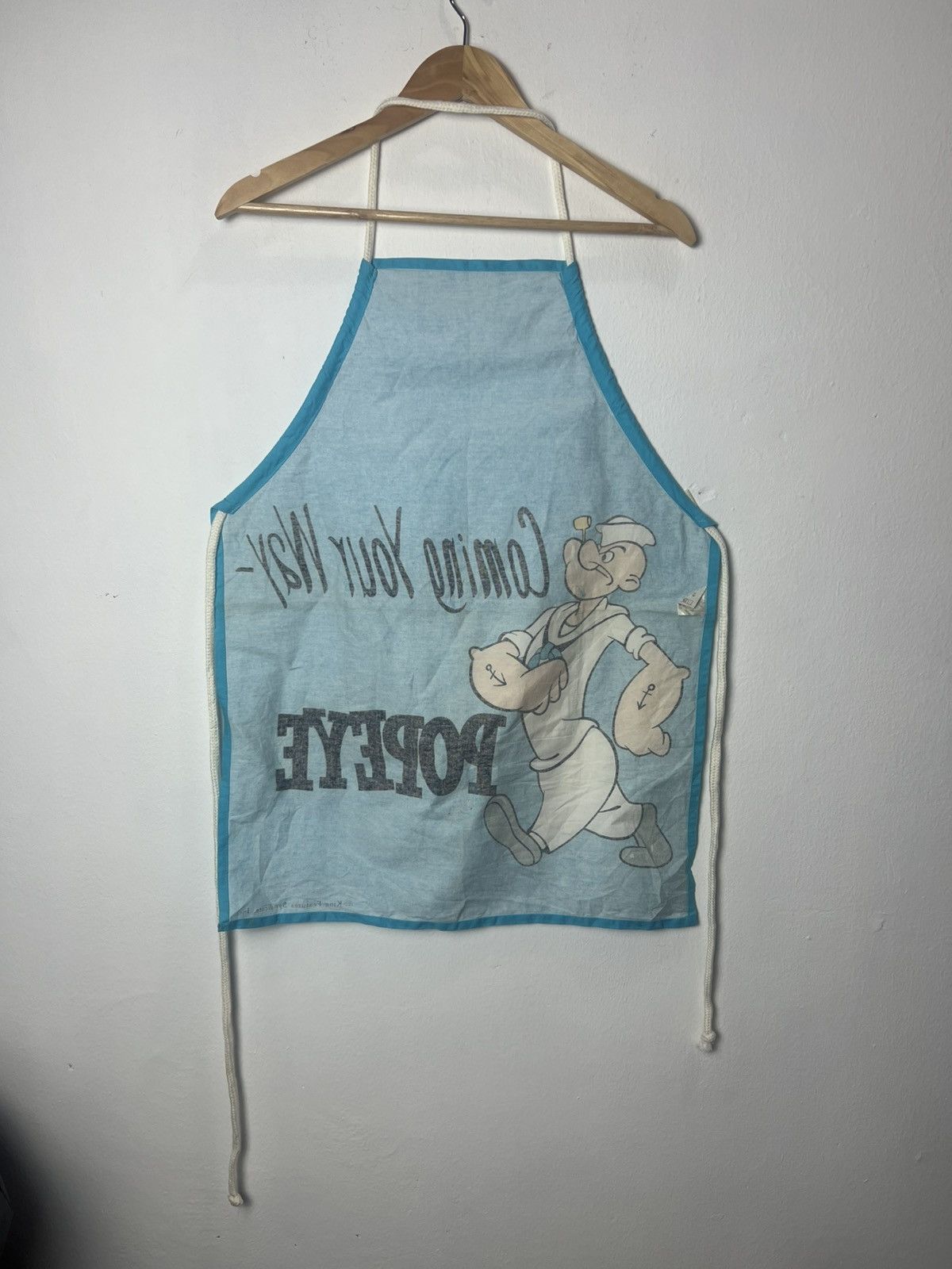 Vintage Vintage "Coming Your Ways" Popeye KFS Apron Size ONE SIZE - 2 Thumbnail