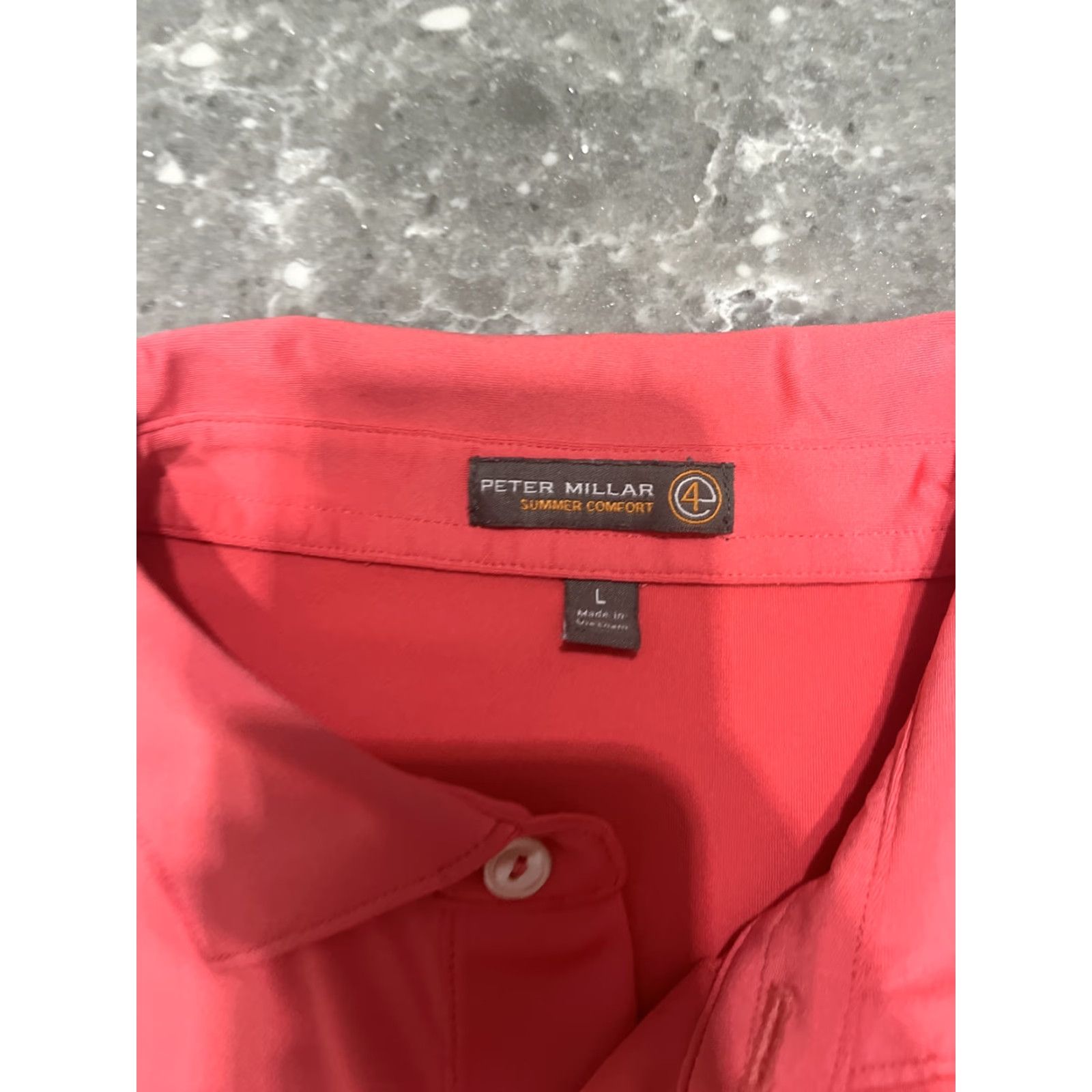 Peter Millar Peter Millar Summer Comfort Polo Shirt Men’s L Pink Short Sleeve Striped Polo Shirt Mens Sports Classic Golf Shirt Size US L / EU 52-54 / 3 - 3 Thumbnail