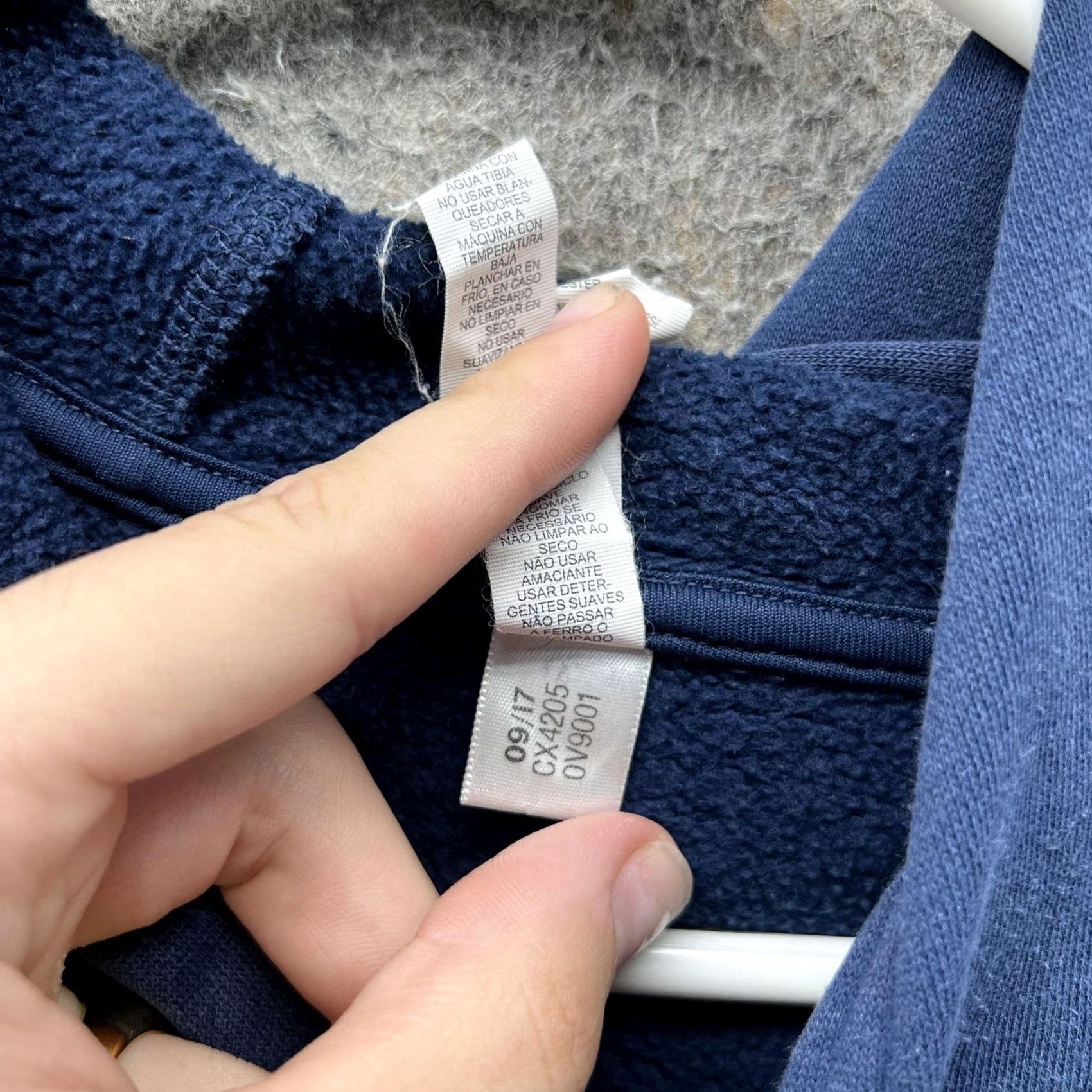 Adidas Adidas Sweatshirt Hoodie Mens Medium Blue Fleece Pullover Big Logo Athletic Size US M / EU 48-50 / 2 - 6 Thumbnail