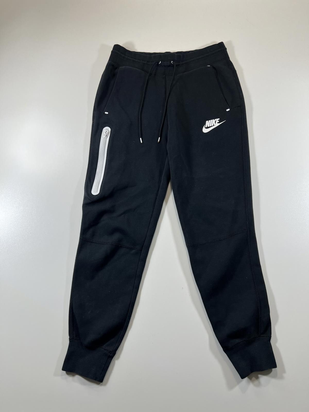 Nike Nike Black Jogger Sweatpants with Reflective Zipper Pocket S Size US 32 / EU 48 - 1 Thumbnail