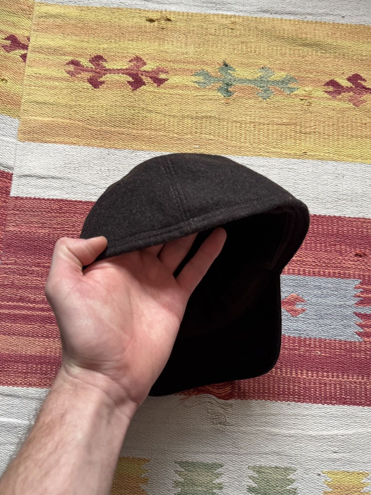 Vintage Vintage 00’s Gore-Tex System Germany Design Wool Brown Hat Size ONE SIZE - 3 Thumbnail
