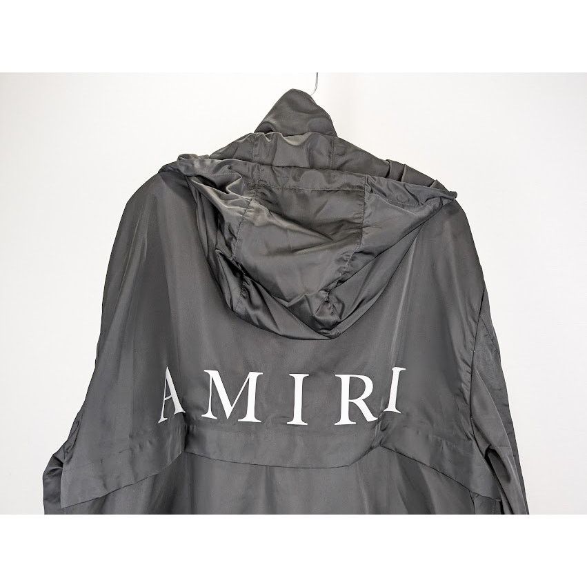 Amiri o1rshd1 Light Weight Nylon Anorak Jacket in Black Size US L / EU 52-54 / 3 - 12 Thumbnail