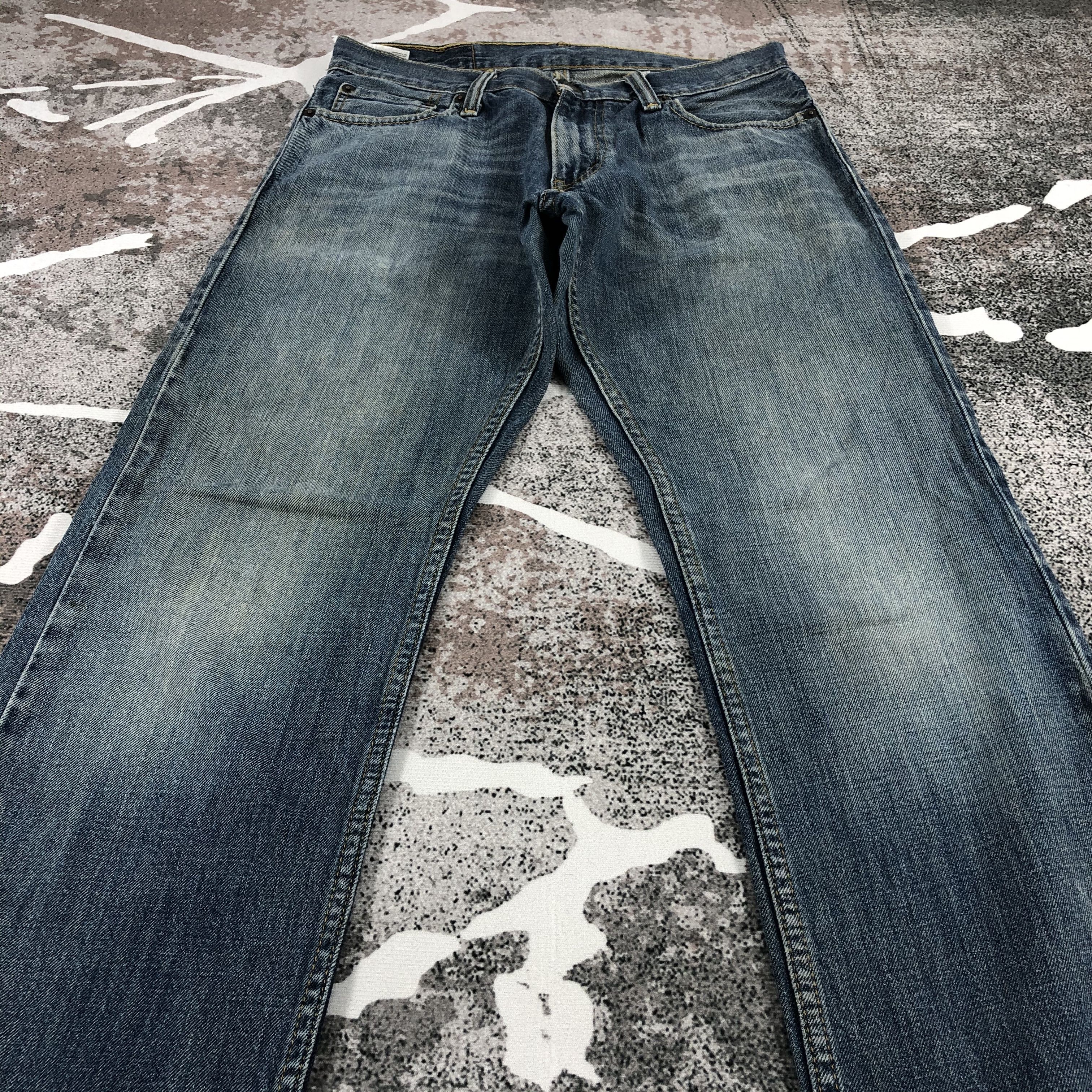 Levi's Levis 514 Jeans Dark Wash Denim KJ568 Size US 29 - 3 Thumbnail