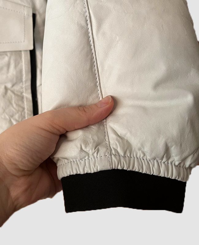 Genuine Leather × Japanese Brand Men's Fashion Puffer Leather Jacket Streetwear Size US XXL / EU 58 / 5 - 6 Thumbnail