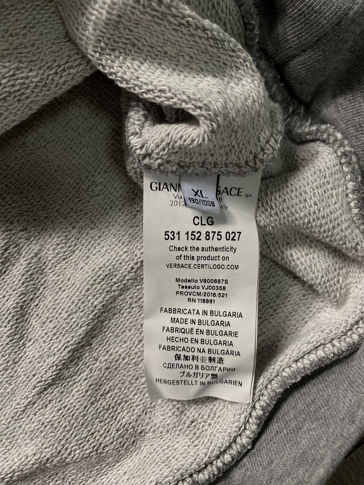 Versace Versace Collection XL Sweatshirt Logo Medusa Jumper Size US L / EU 52-54 / 3 - 6 Thumbnail