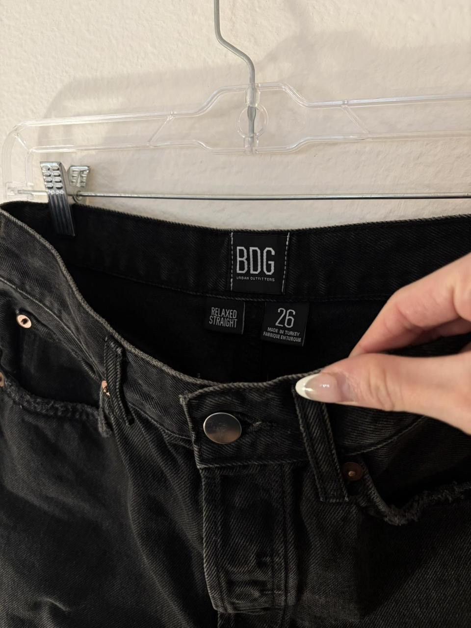 Bdg BDG Black Straight Leg Jeans Size 26" / US 2 / IT 38 - 3 Thumbnail