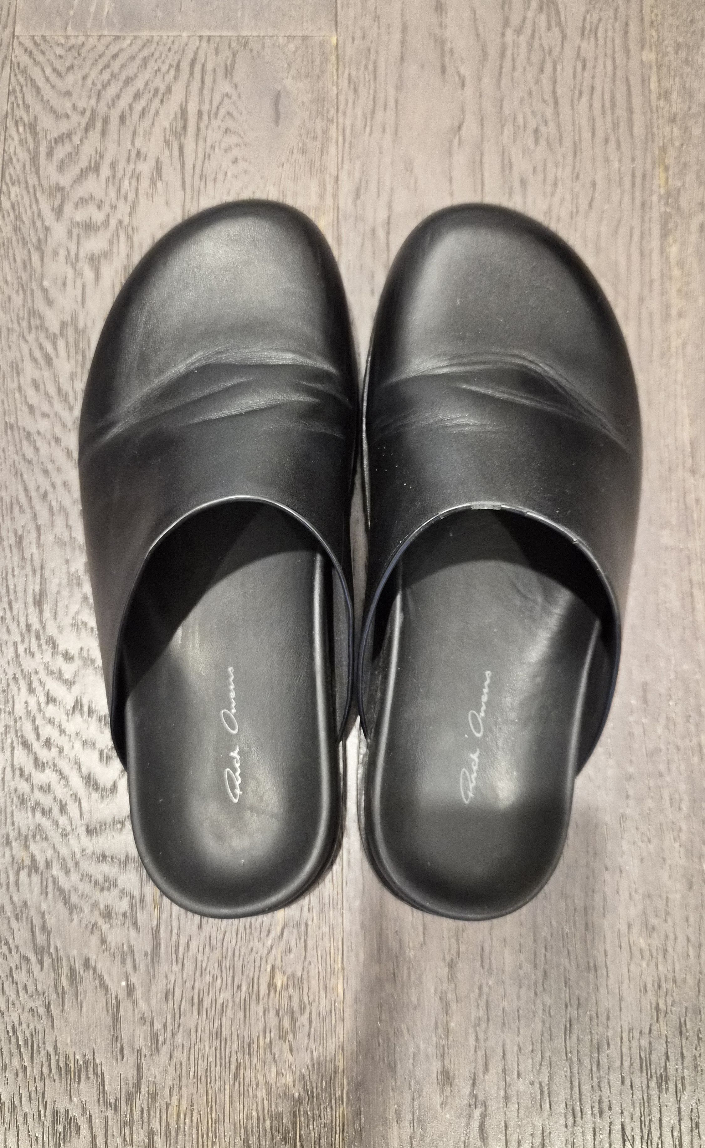 Rick Owens Rick Owens Granola Leather Slip-On Mules Size US 6 / EU 39 - 1 Thumbnail