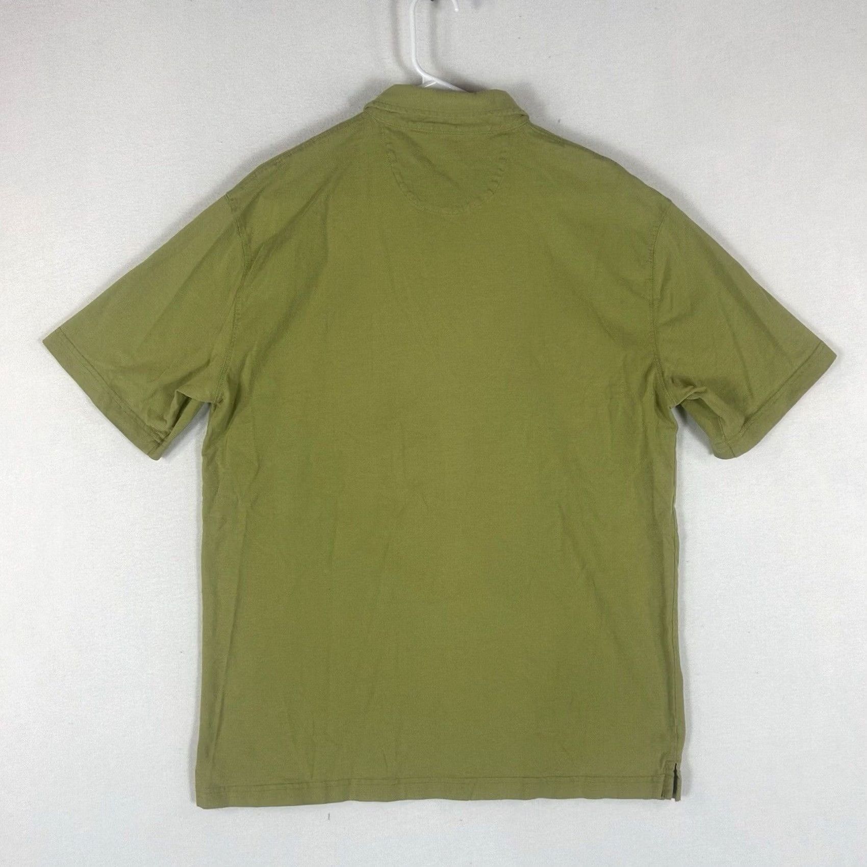 CO Duluth Trading Co Polo Shirt Men’s M Green Short Sleeve Button Collar Casual Size US M / EU 48-50 / 2 - 4 Thumbnail