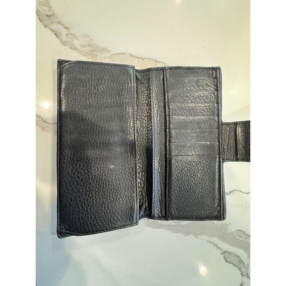 Gucci Gucci Horsebit Continental Wallet in Black Leather Size ONE SIZE - 5 Thumbnail