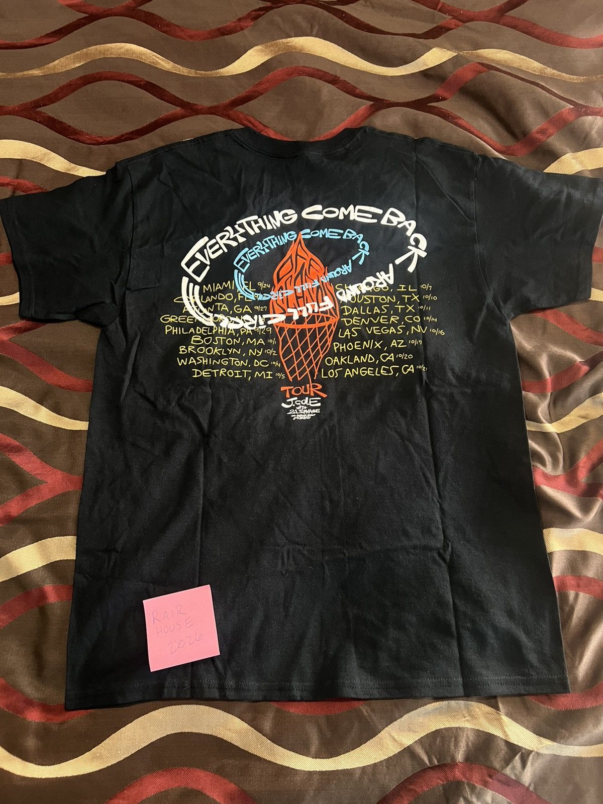 J. Cole RARE! J. Cole x 21 Savage The Off-Season Tour Tee 2021 Size US L / EU 52-54 / 3 - 2 Thumbnail