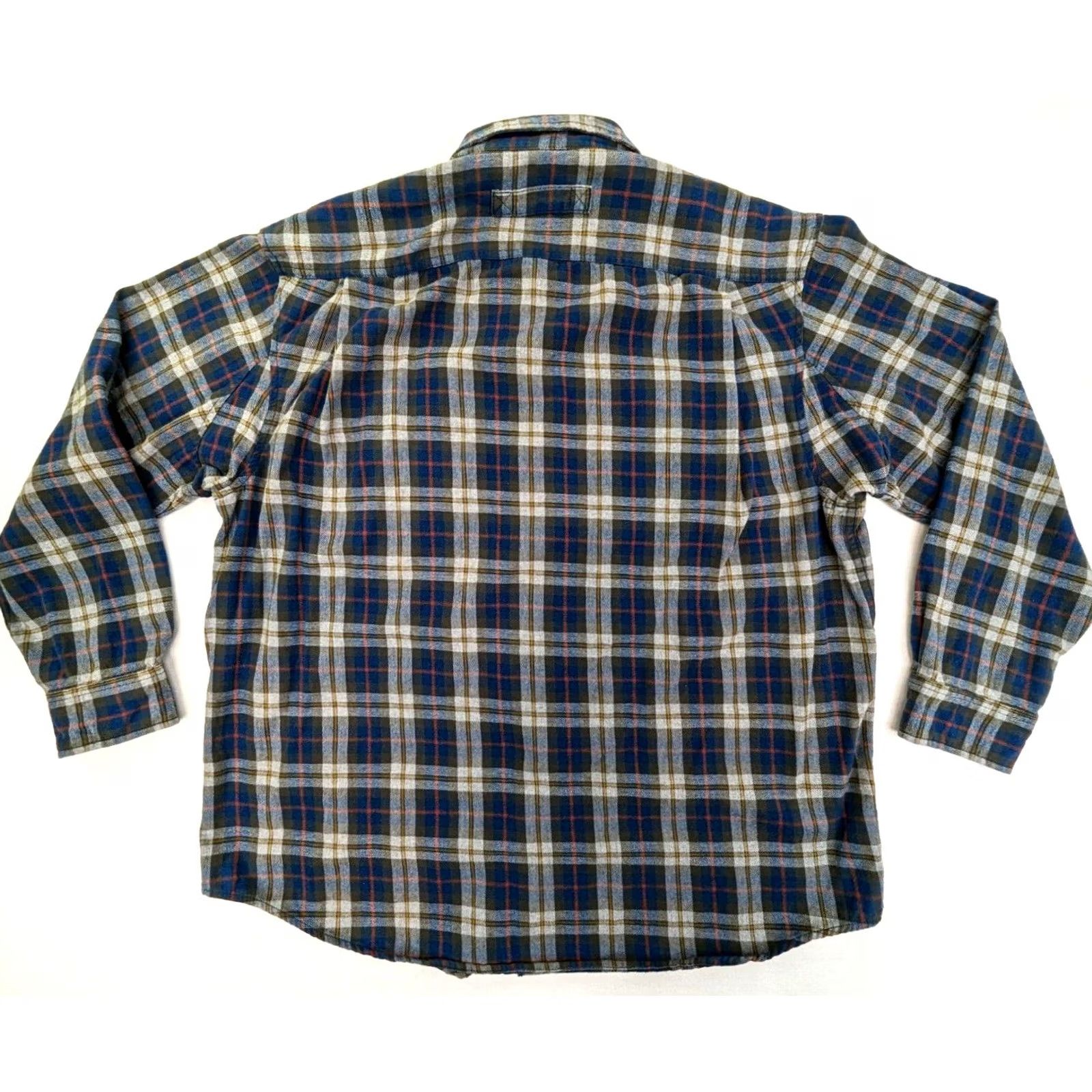 Vintage Duluth Button-Up Shirt Men XL Plaid Lightweight Flannel Blue Red Check Casual Workwear Long Sleeve Button-Down Shirt Size US XL / EU 56 / 4 - 6 Thumbnail
