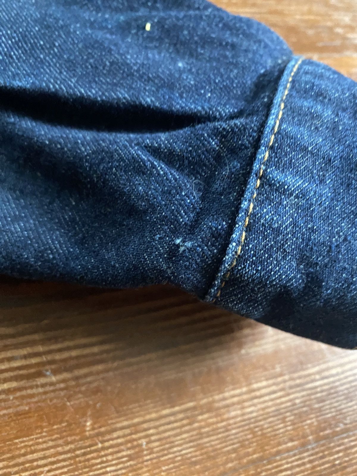 Guess × Vintage Vintage 80’s Guess Dark Blue Denim Jean Jacket Size US S / EU 44-46 / 1 - 6 Thumbnail
