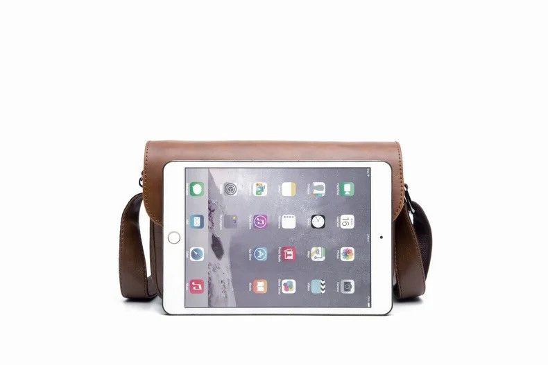 Japanese Brand Retro brown faux leather shoulder bag Size ONE SIZE - 4 Thumbnail