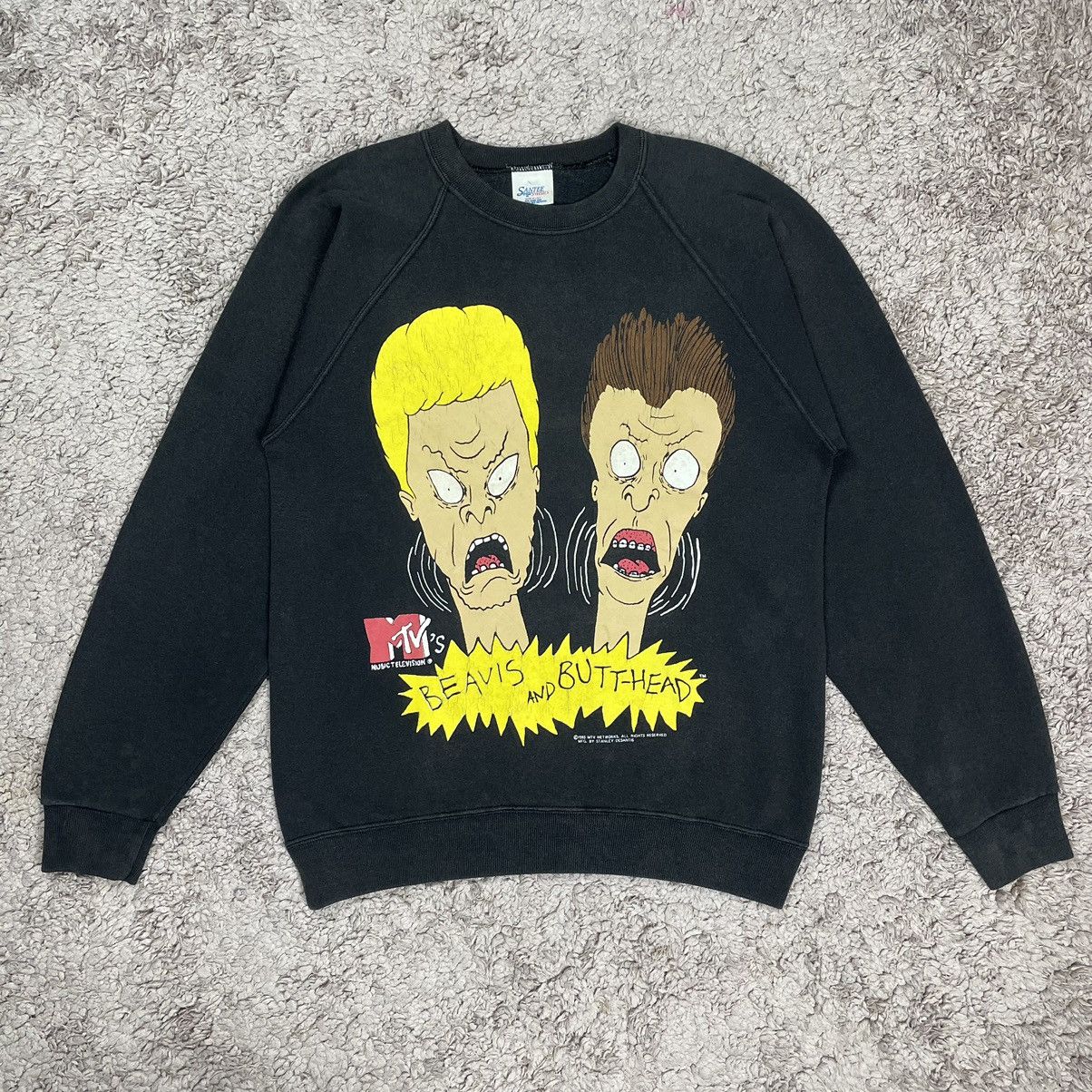 Cartoon Network Vintage 90’s MTV Beavis and Butthead Sweatshirt Size US L / EU 52-54 / 3 - 1 Thumbnail