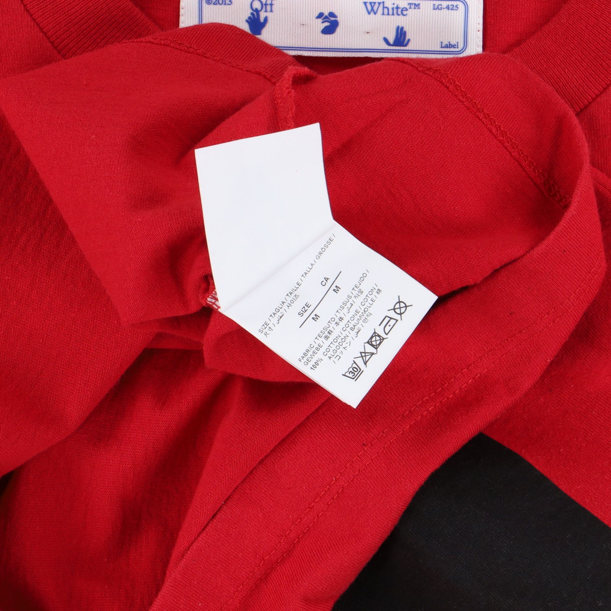 Off-White Red Pencil Arch Arrows T-Shirt Size US M / EU 48-50 / 2 - 7 Thumbnail
