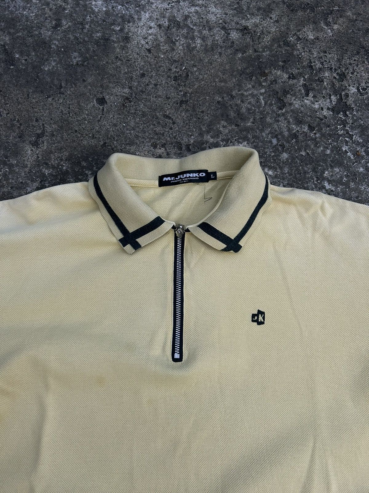 Japanese Brand × Mr. Junko Mr Junko Half Zipper Polo Shirt Size US L / EU 52-54 / 3 - 2 Thumbnail