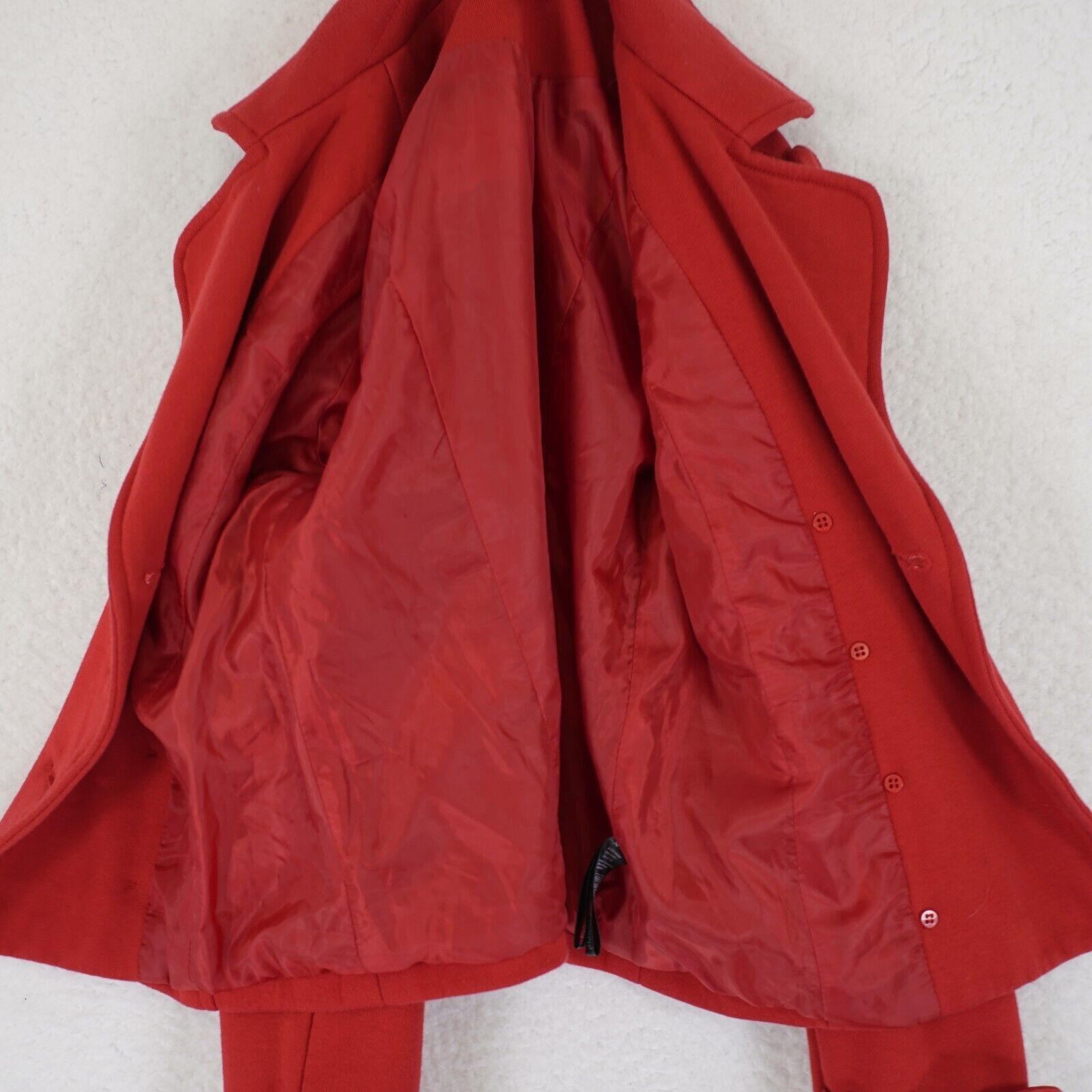 Forever 21 Forever 21 Small Red Double Breasted Cotton Polyester Blazer Size S / US 4 / IT 40 - 6 Thumbnail