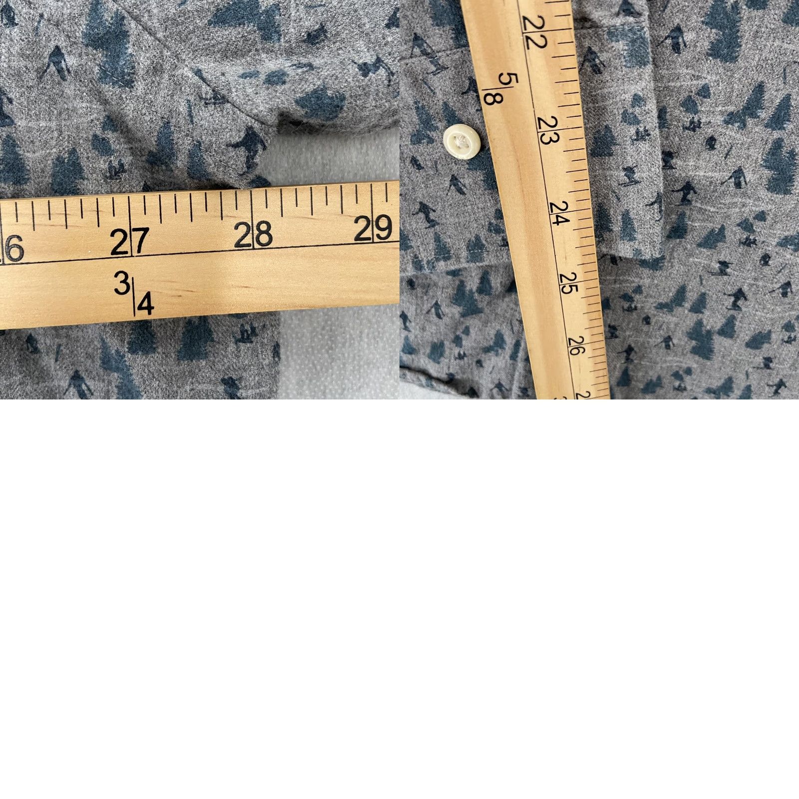 Peter Millar Peter Millar Shirt Adult 2XL Gray Mountainside Flannel Ski Geometric Cotton Mens XXL Size US XXL / EU 58 / 5 - 8 Thumbnail