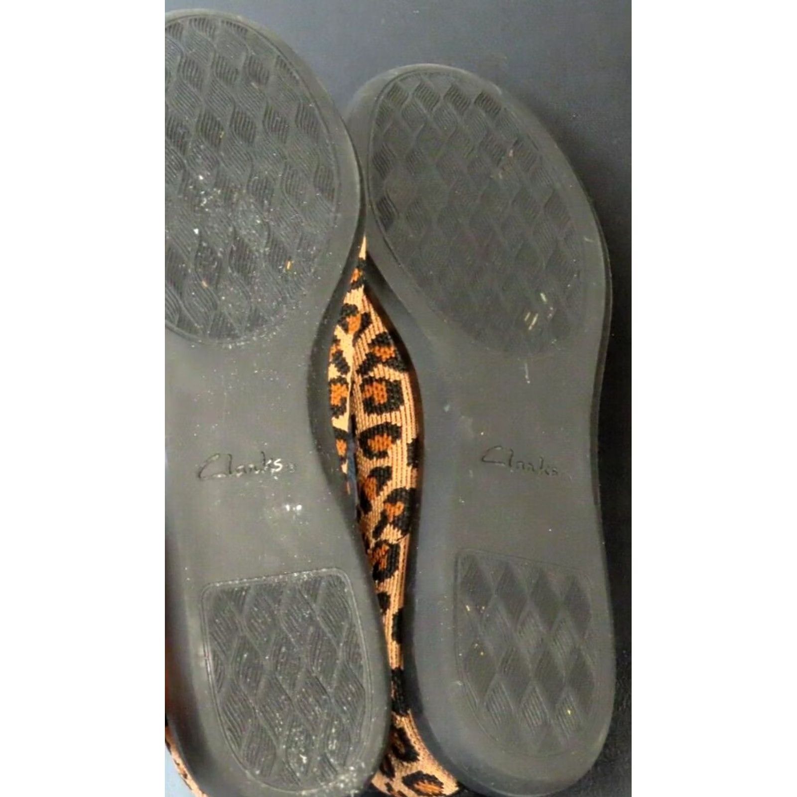Clarks Clarks Cloudsteppers Carly Wish Flats Ballet Slip-On Brown Leopard Knit W Flat Womens 7.5W Shoes Size US 8 / IT 38 - 7 Thumbnail