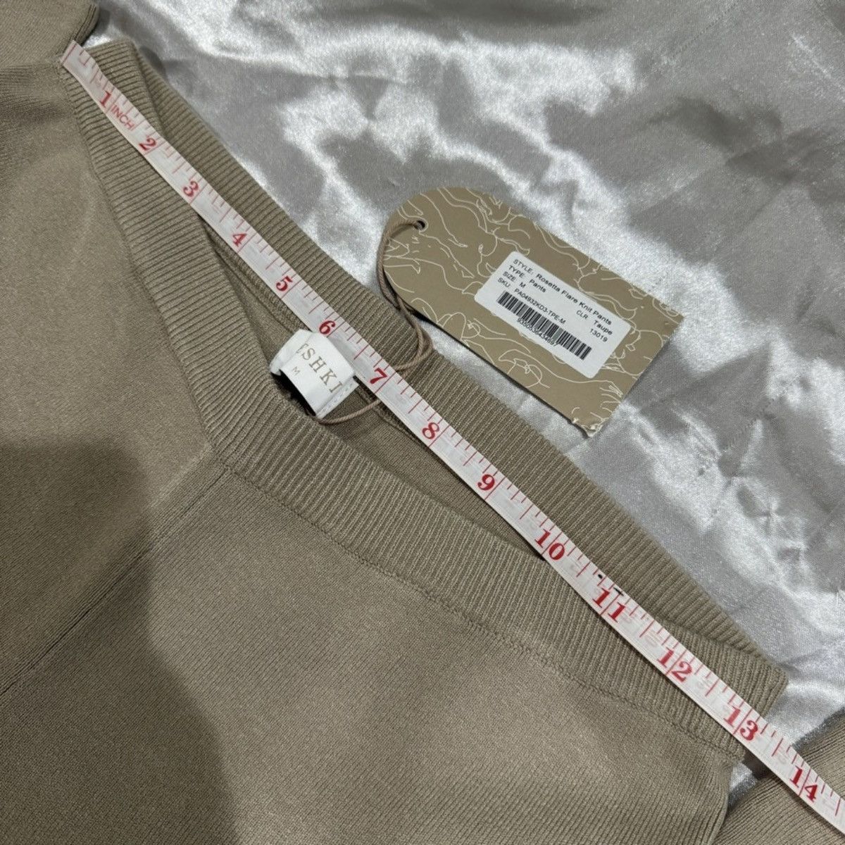 Other Meshki Rosetta Flare Knit Pants Taupe Size 28" / US 6 / IT 42 - 6 Thumbnail